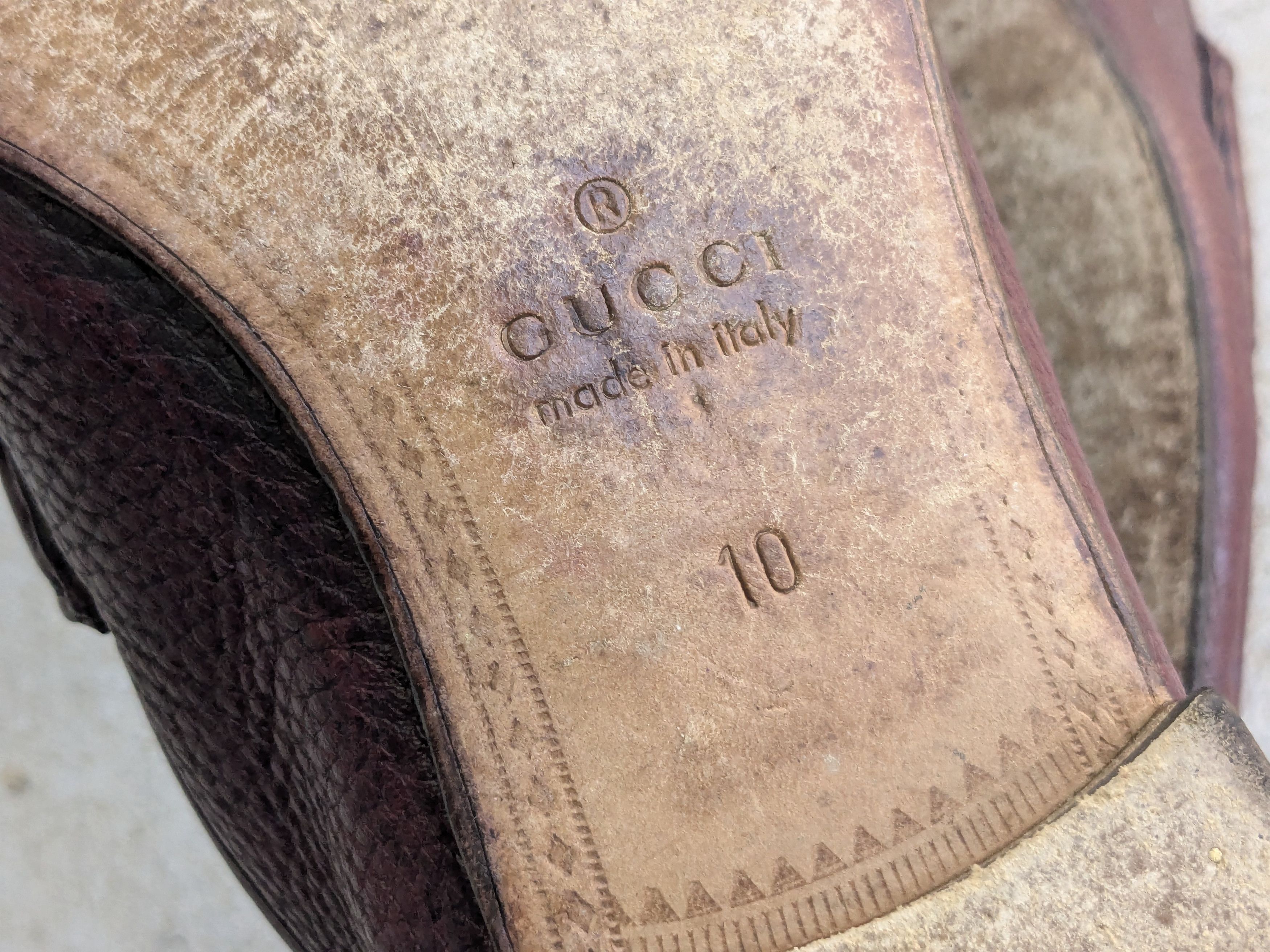 Gucci Gucci Horsebit Loafers Burgundy Leather 10.5 Snaffle Gold Size US 10.5 / EU 43-44 - 16 Thumbnail