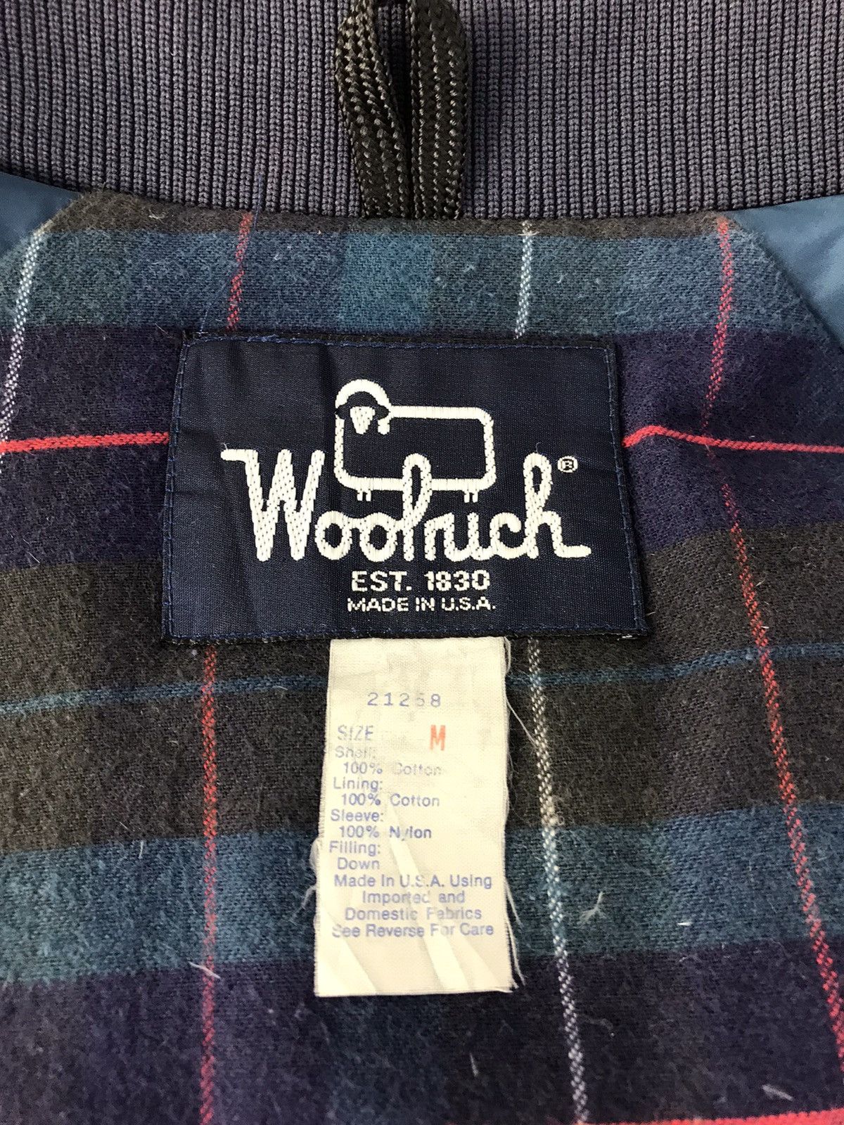 Vintage Vintage Wollrich Bomber Jacket Double Pocket Zipper Size US L / EU 52-54 / 3 - 9 Thumbnail
