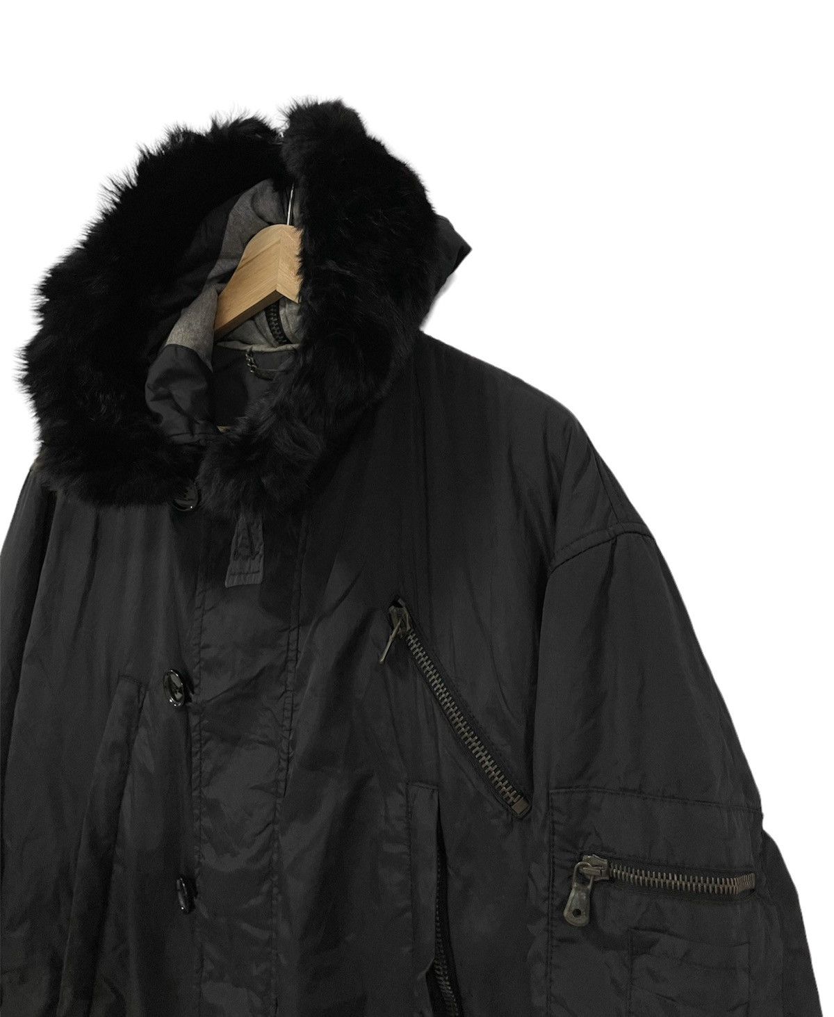 Dolce & Gabbana Dolce & Gabbana Multizipper Fur Hooded Vintage Jacket Size US M / EU 48-50 / 2 - 2 Thumbnail