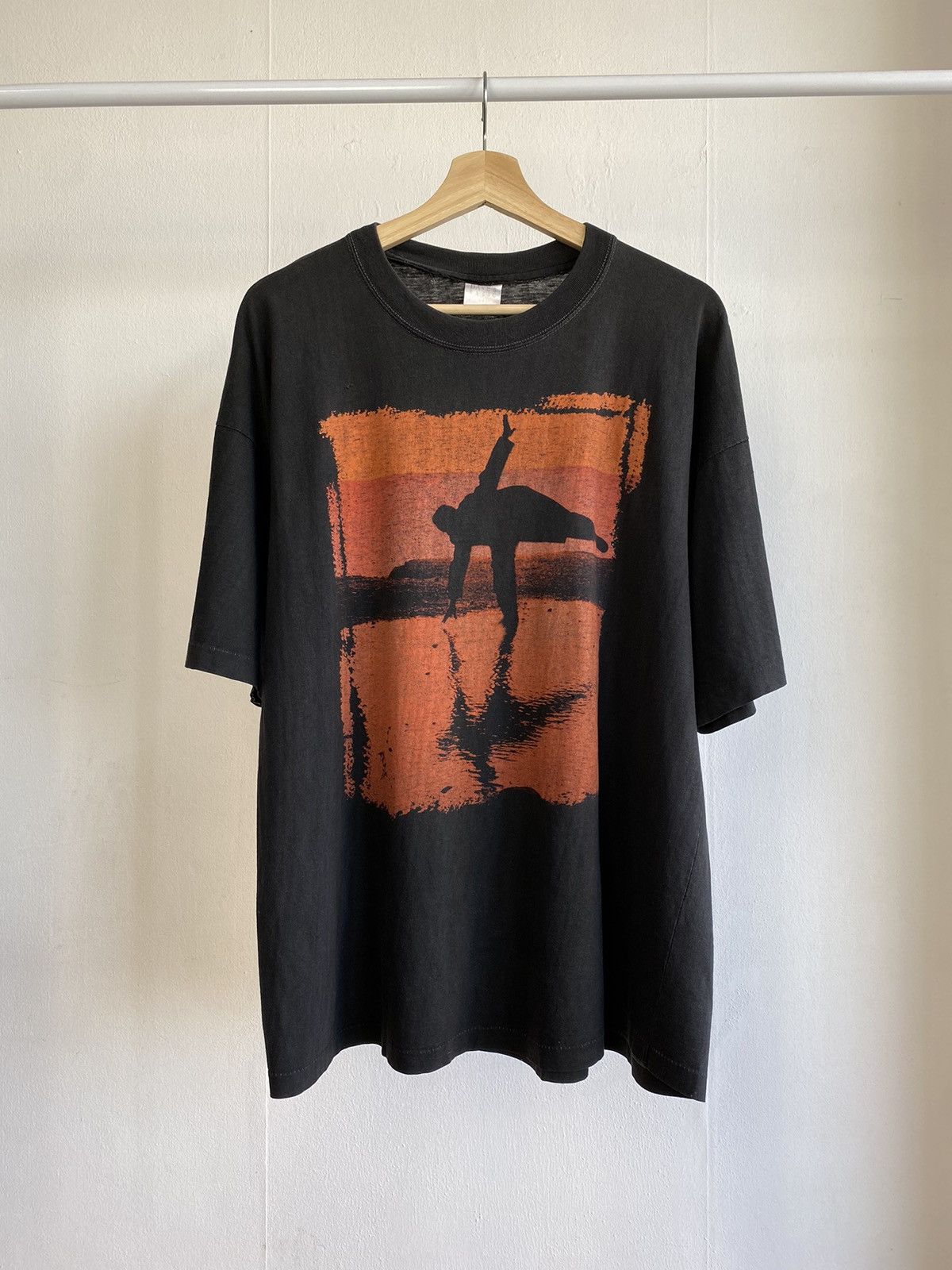 image of Band Tees Vintage Chaos Herbert Grönemeyer 1994 Tour Band Tee in Black, Men's (Size XL)