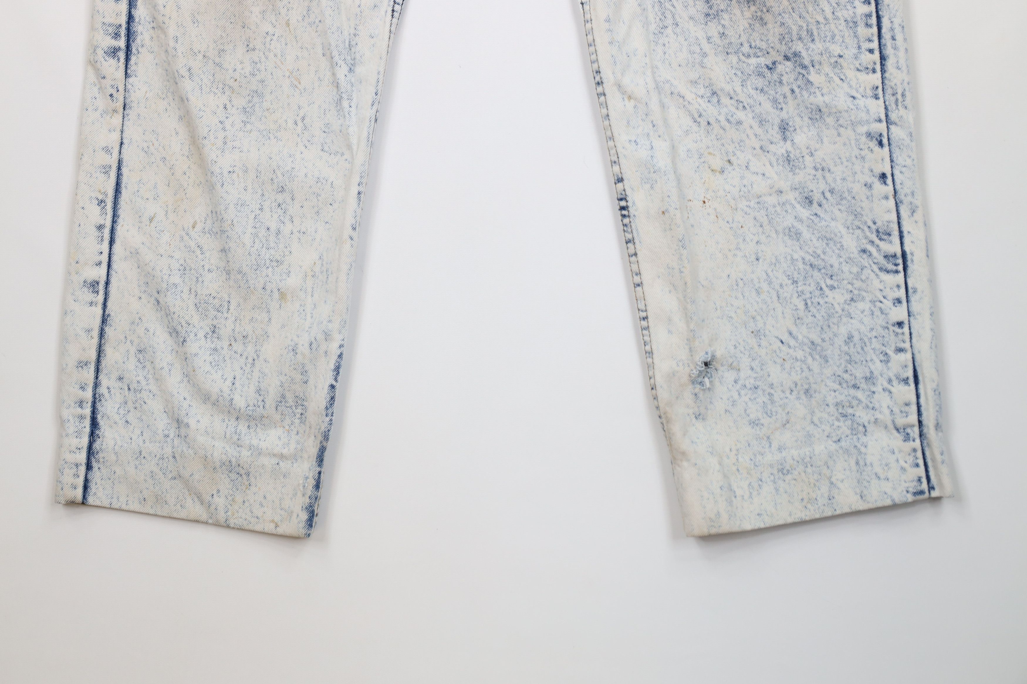 Vintage Vintage 90s Streetwear Acid Wash Straight Leg Denim Jeans Size US 34 / EU 50 - 4 Thumbnail