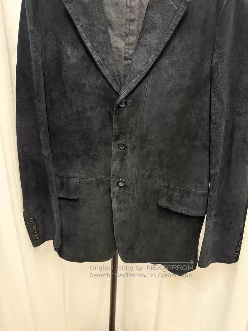 Yohji Yamamoto Yohji Yamamoto Suede leather blazer jacket Size US L / EU 52-54 / 3 - 5 Thumbnail