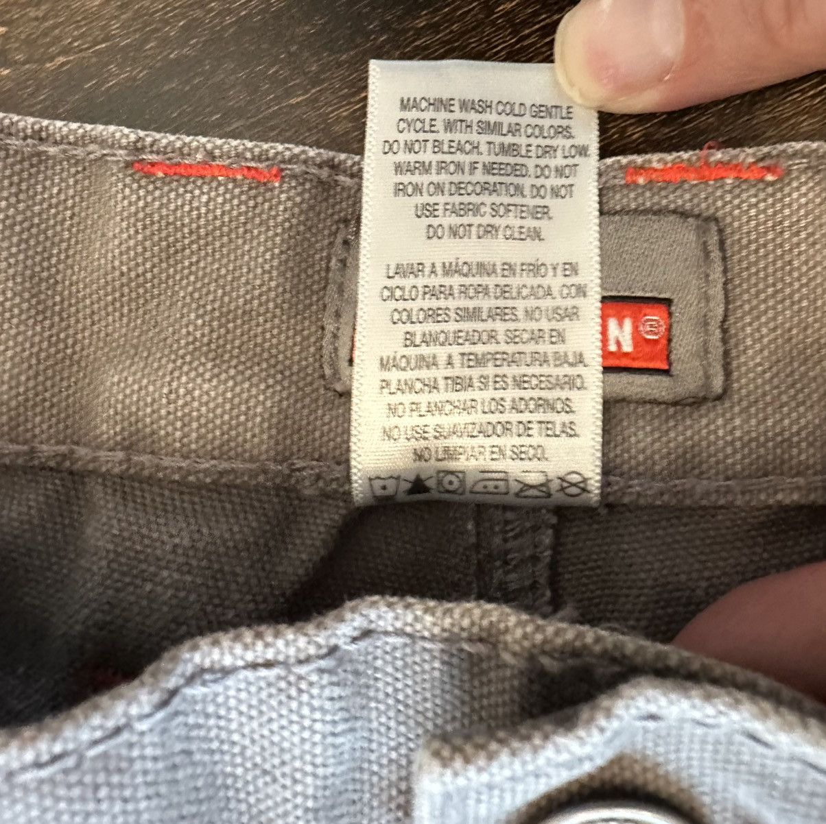 Craftsman Craftsman Workwear Carpenter Men’s Pants Gray 36x24 Hemmed Size US 36 / EU 52 - 8 Thumbnail