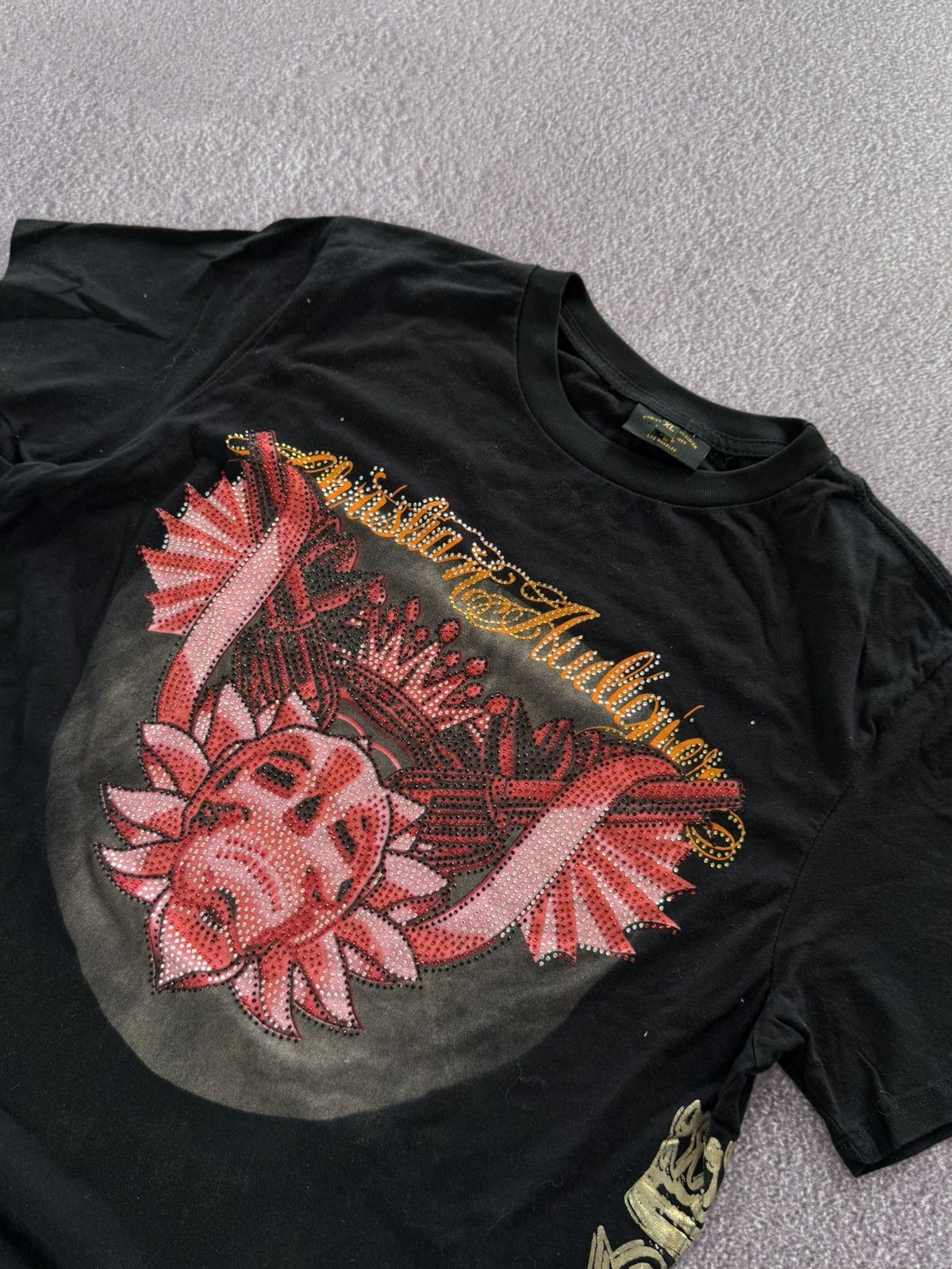 Christian Audigier Christian audigier t shirt tattoo style vintage old school Size US XL / EU 56 / 4 - 6 Thumbnail