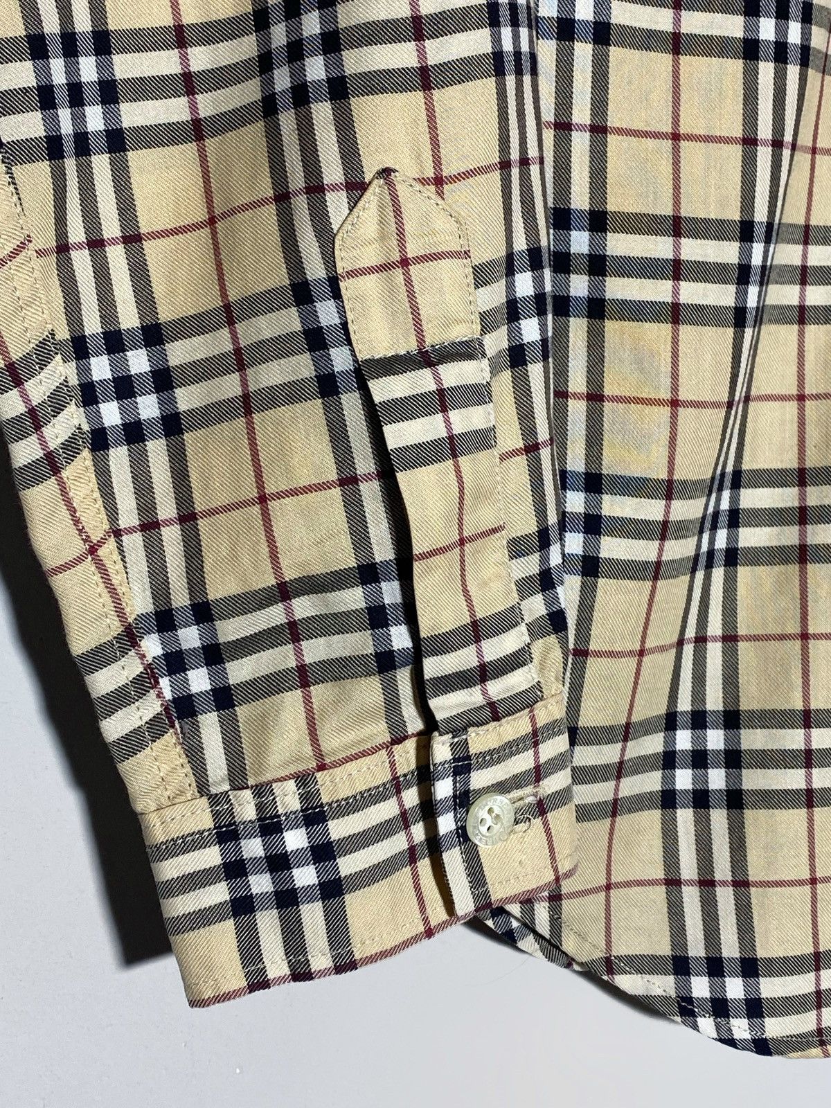 Burberry Vintage Burberry London Nova Check All Over Print Rare Shirt Size M / US 6-8 / IT 42-44 - 4 Thumbnail
