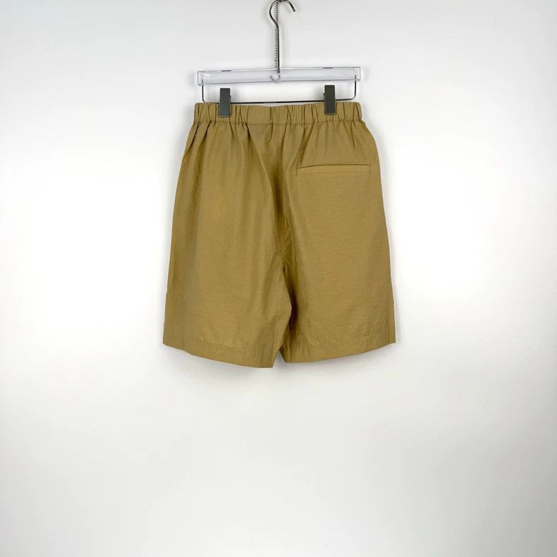 Loewe size S Khaki co-branded embroidered logo shorts