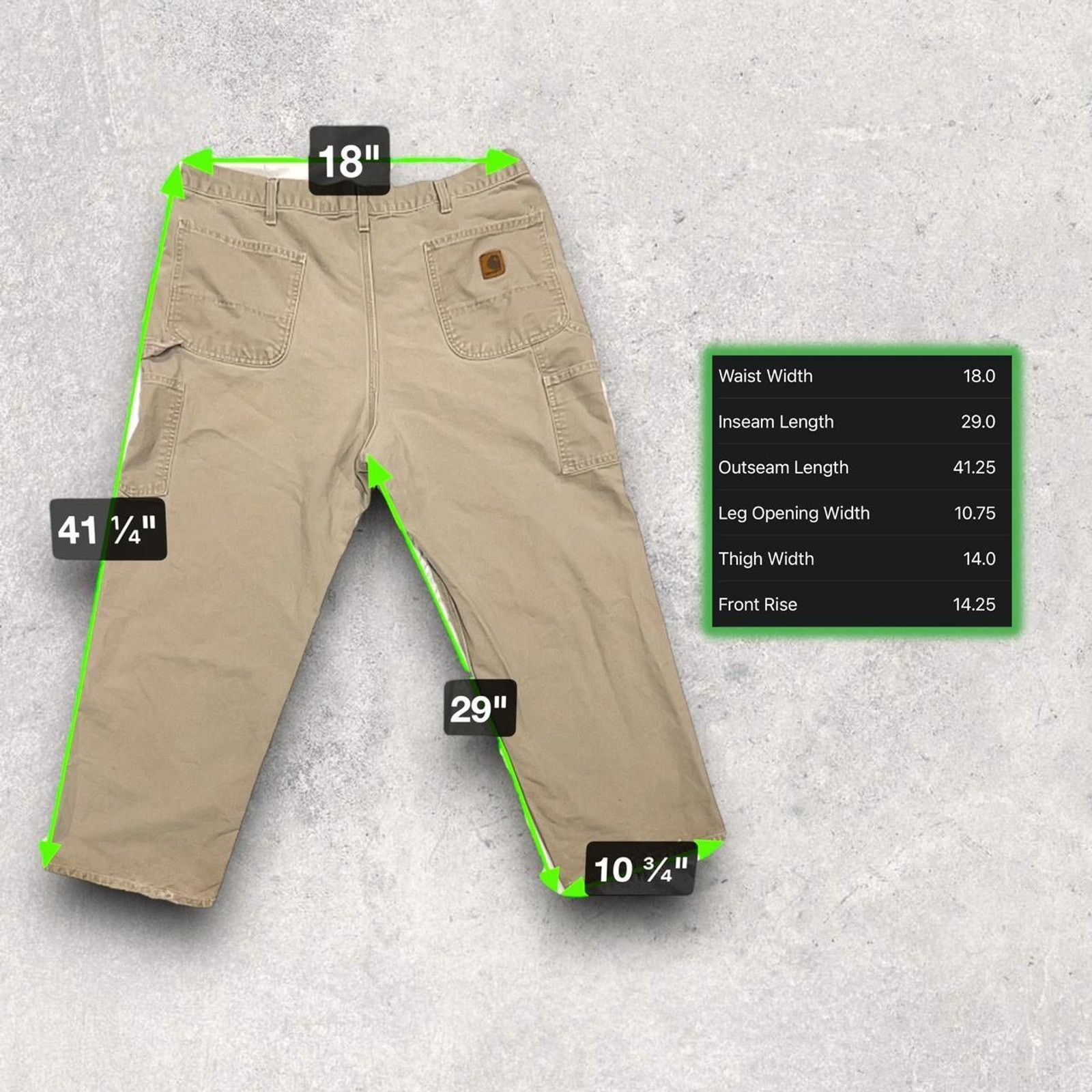 Carhartt Carhartt Vintage (90’s) Tan Carpenter Workwear Pants Size US 36 / EU 52 - 5 Thumbnail