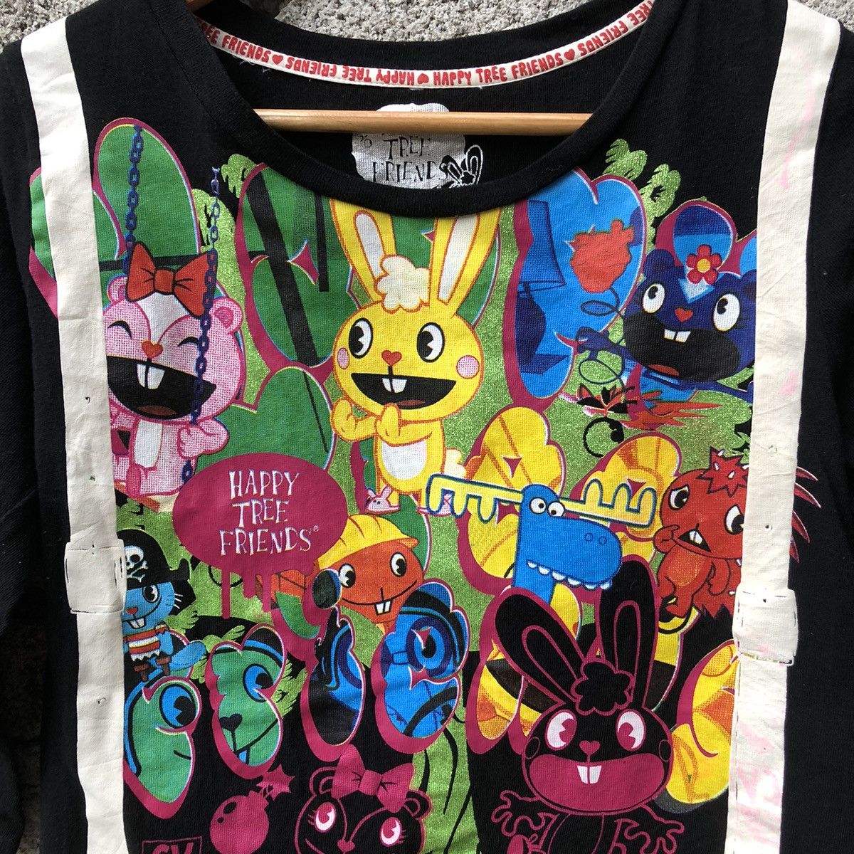 Cartoon Network Vintage Happy Tree Friends 3 Quarter Tshirt Size S / US 4 / IT 40 - 2 Thumbnail