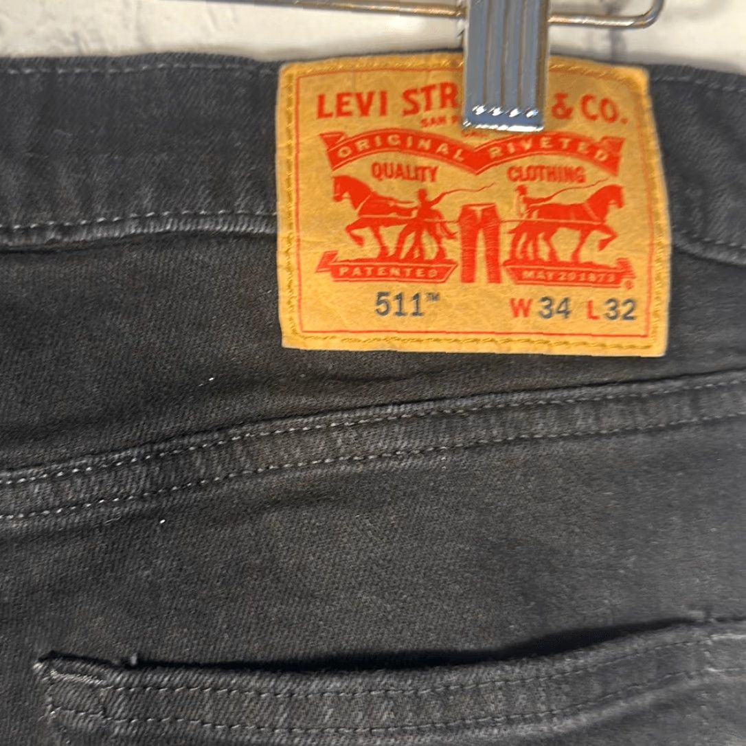 Levi's **Levi's Men's Black 511 Slim Fit Jeans Size W34x32** User: Levi's Men's Black 511 Slim Fit Jeans Size W34x32 Size US 34 / EU 50 - 4 Thumbnail