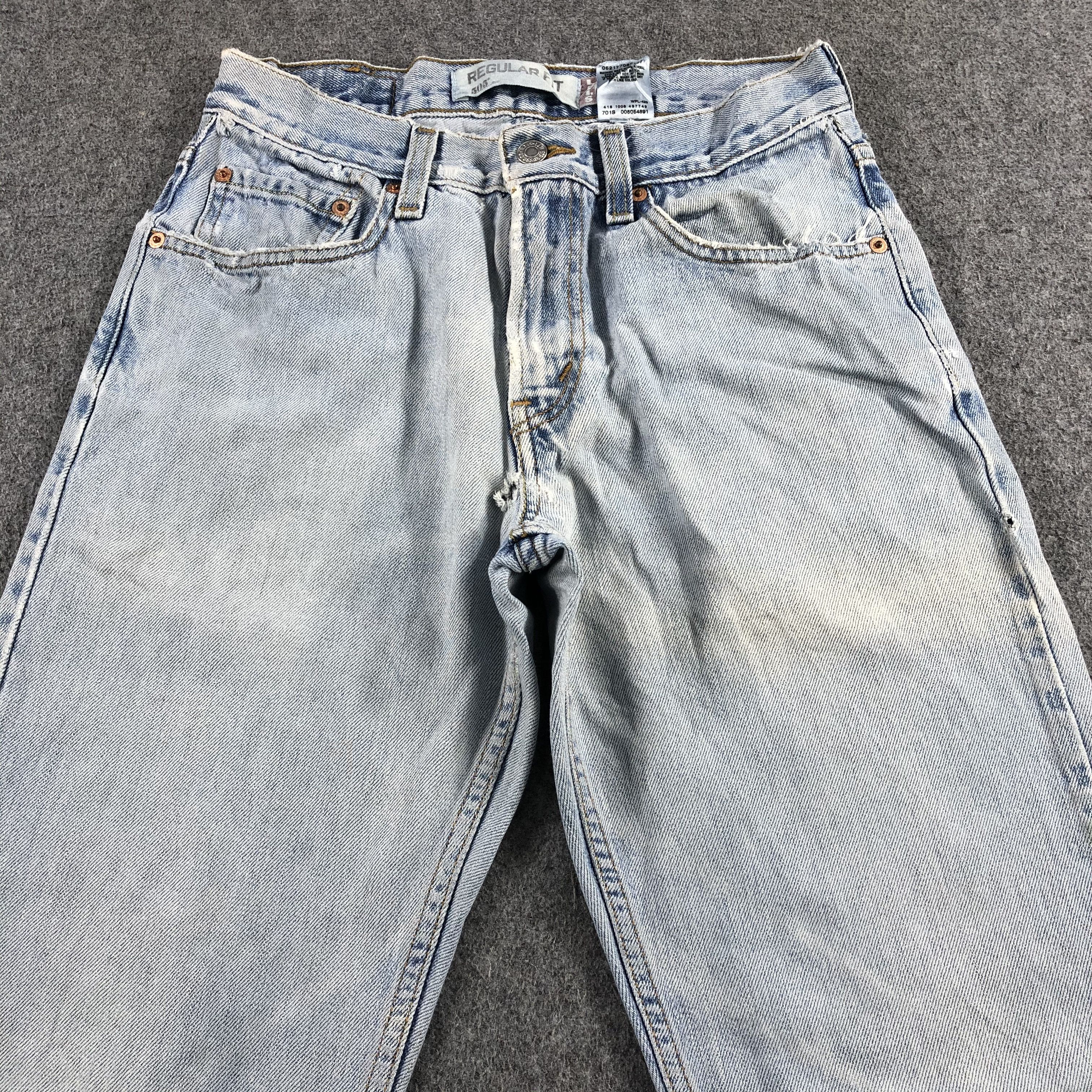 Levi's Vintage Light Wash Levis 505 Jeans-J2182 Size US 27 - 3 Thumbnail
