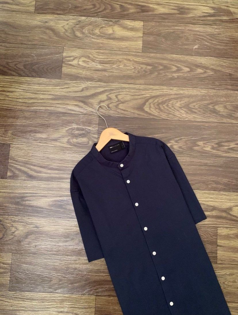 Asos Mens Shirt ASOS DESIGN Cotton Short Sleeve Size US L / EU 52-54 / 3 - 1 Thumbnail