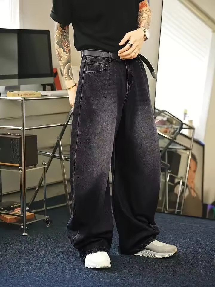 Jean Mibuki x Kubo Washed Denim Jeans Loose fit Baggy Size US 36 / EU 52 - 4 Thumbnail