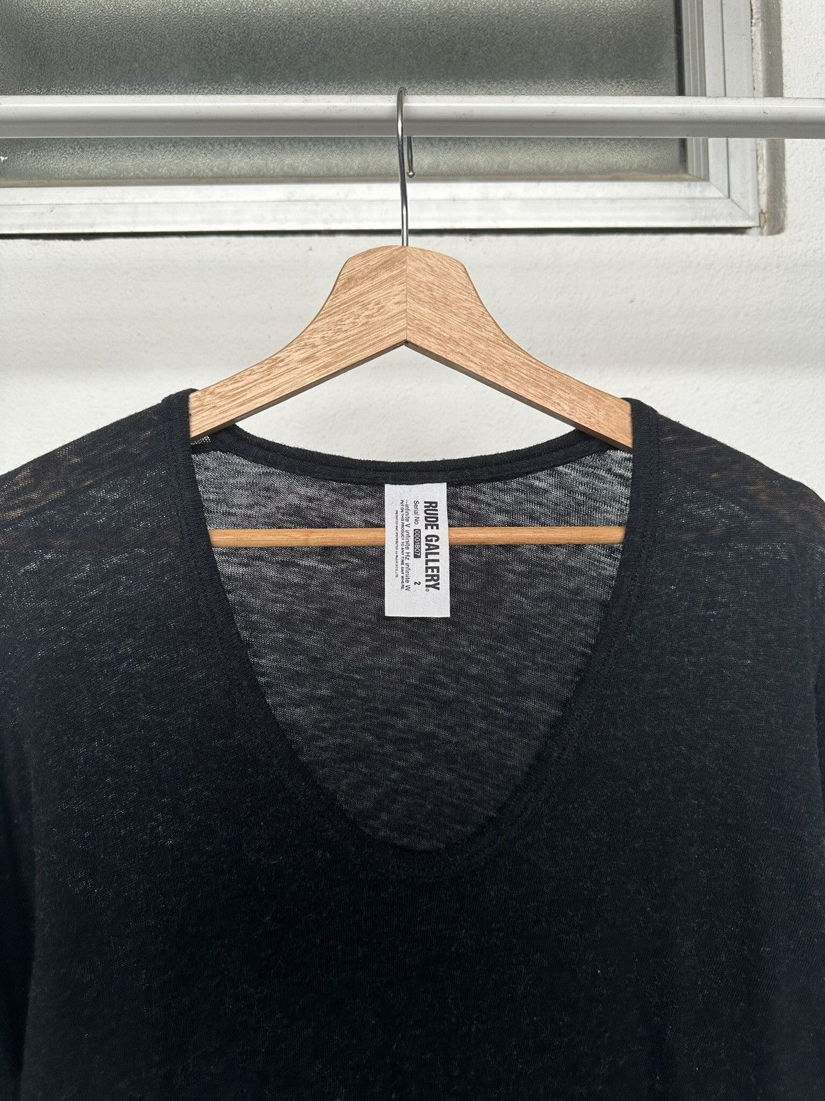 RUDE GALLERY 00’s Rude Gallery wool blend mesh long sleeve Size US M / EU 48-50 / 2 - 8 Thumbnail