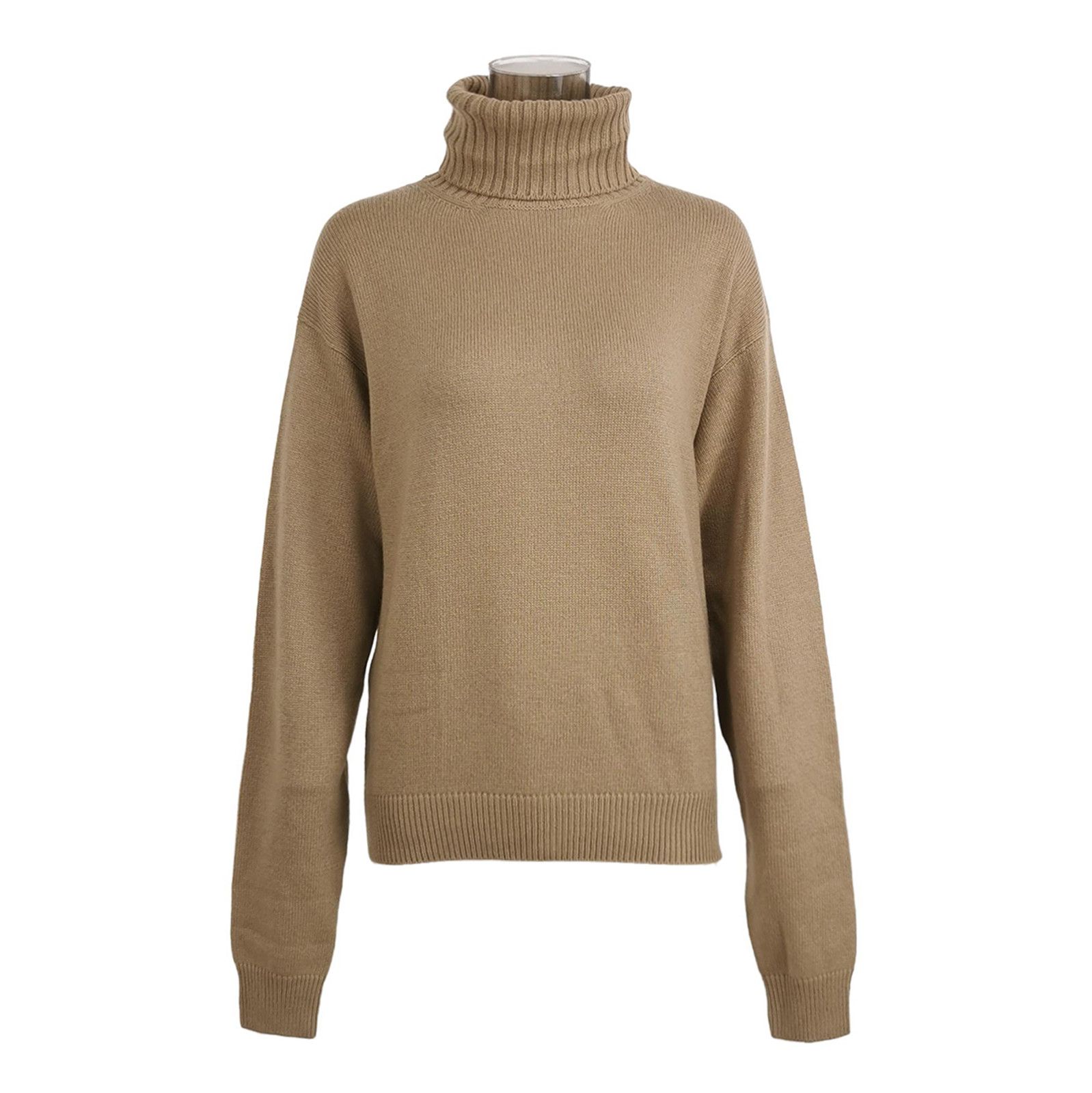 Prada Prada Cashmere Turtleneck Sweater in Beige - dmc Size M / US 6-8 / IT 42-44 - 1 Thumbnail