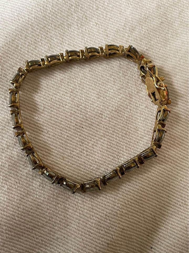 Designer Vintage 925 Teardrop Clasp Bracelet Size ONE SIZE - 8 Thumbnail