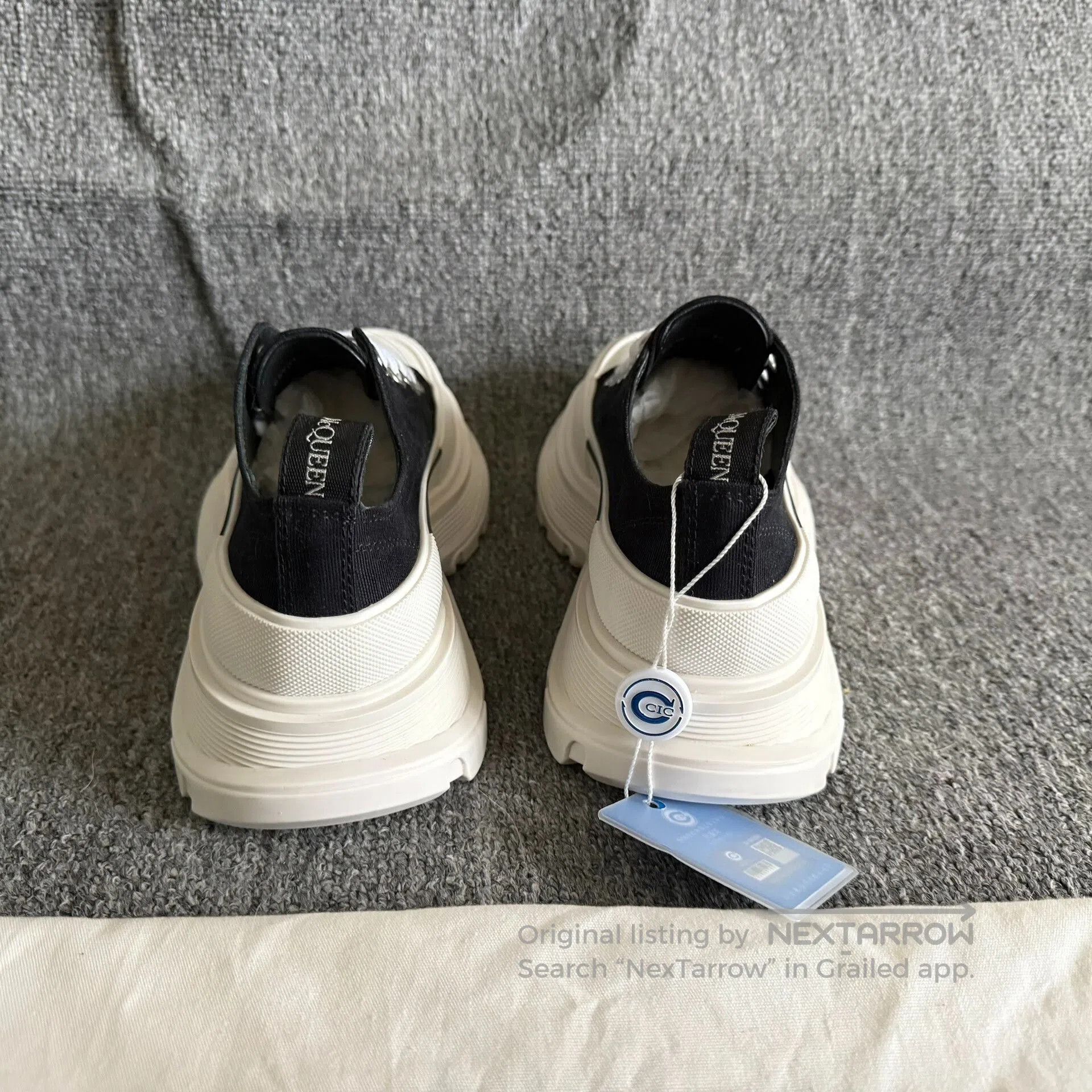 Alexander McQueen Alexander McQueen Platform Canvas Shoes. Size US 5 / IT 35 - 4 Thumbnail