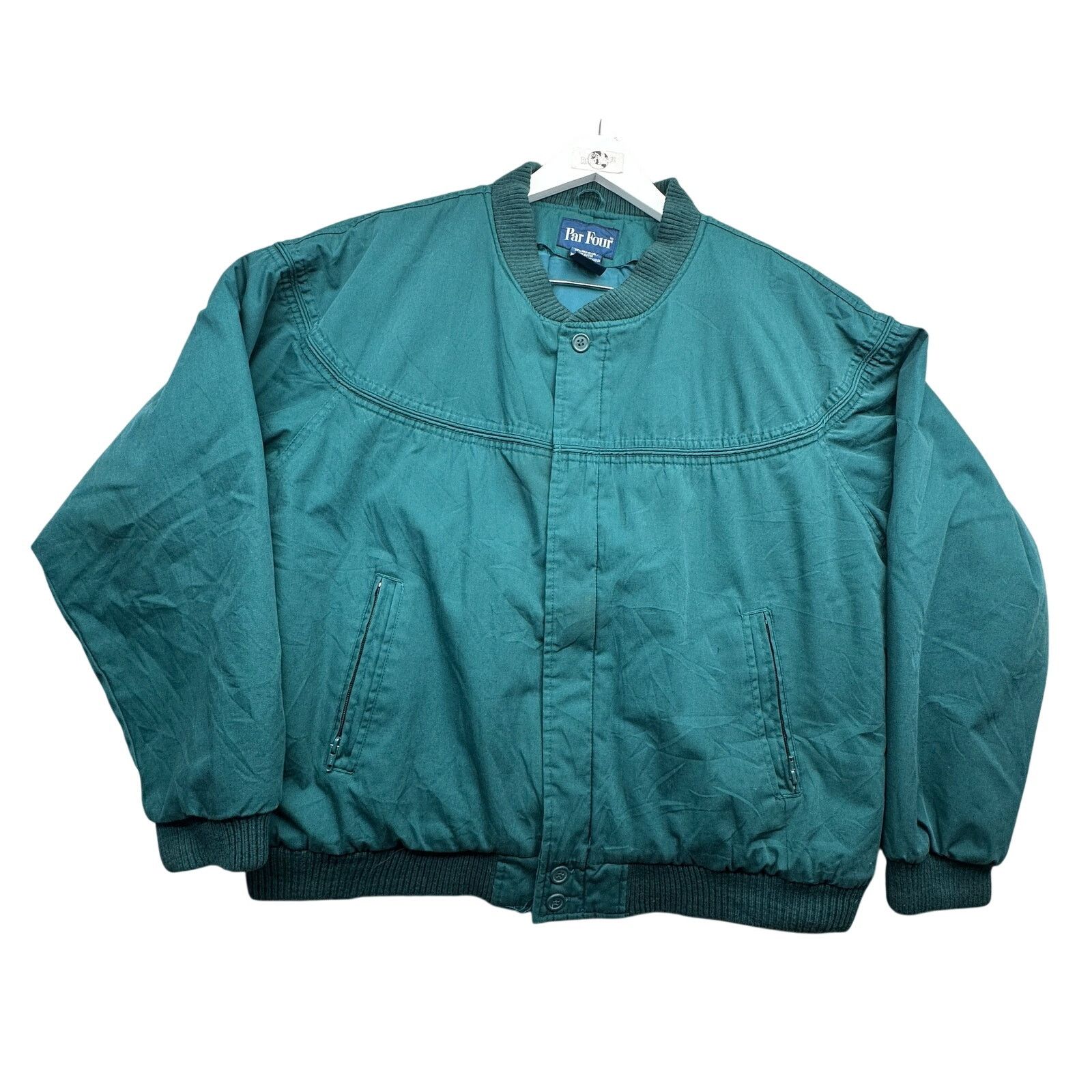 Other Vintage 90s Par Four Bomber Puffer Quilted Jacket Mens Large Size US L / EU 52-54 / 3 - 1 Thumbnail