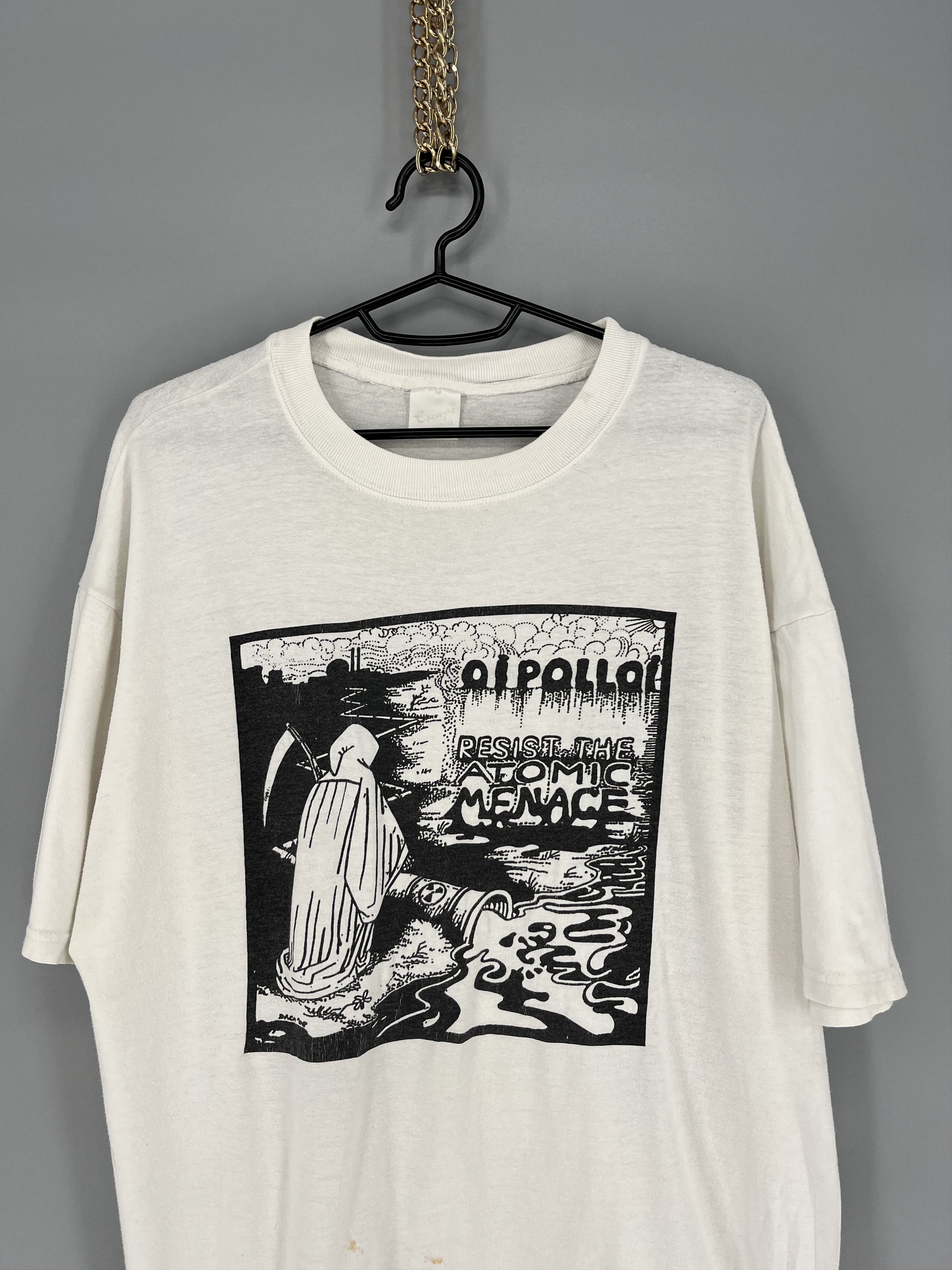 Band Tees Vintage Y2K Oi Polloi Punk Band T Shirt 666 Size US XL / EU 56 / 4 - 3 Thumbnail