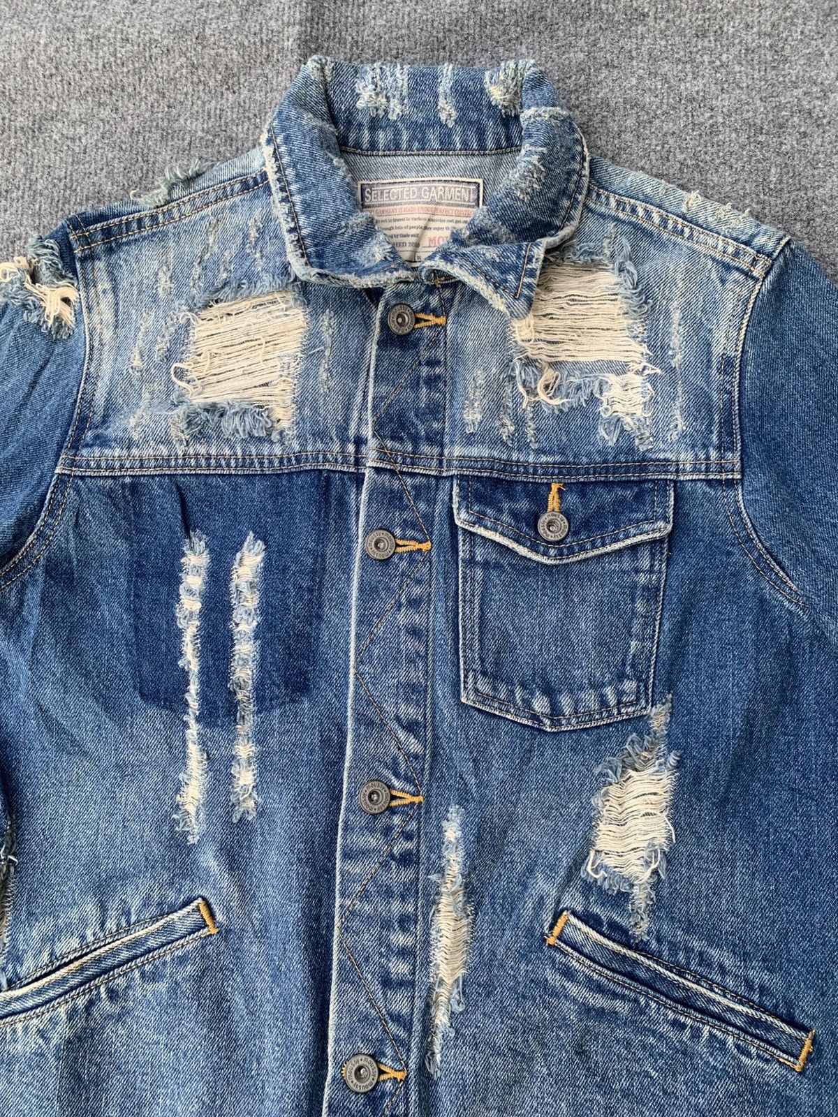 MOUSSY Distressed mossy Jacket jeans Size US S / EU 44-46 / 1 - 5 Thumbnail