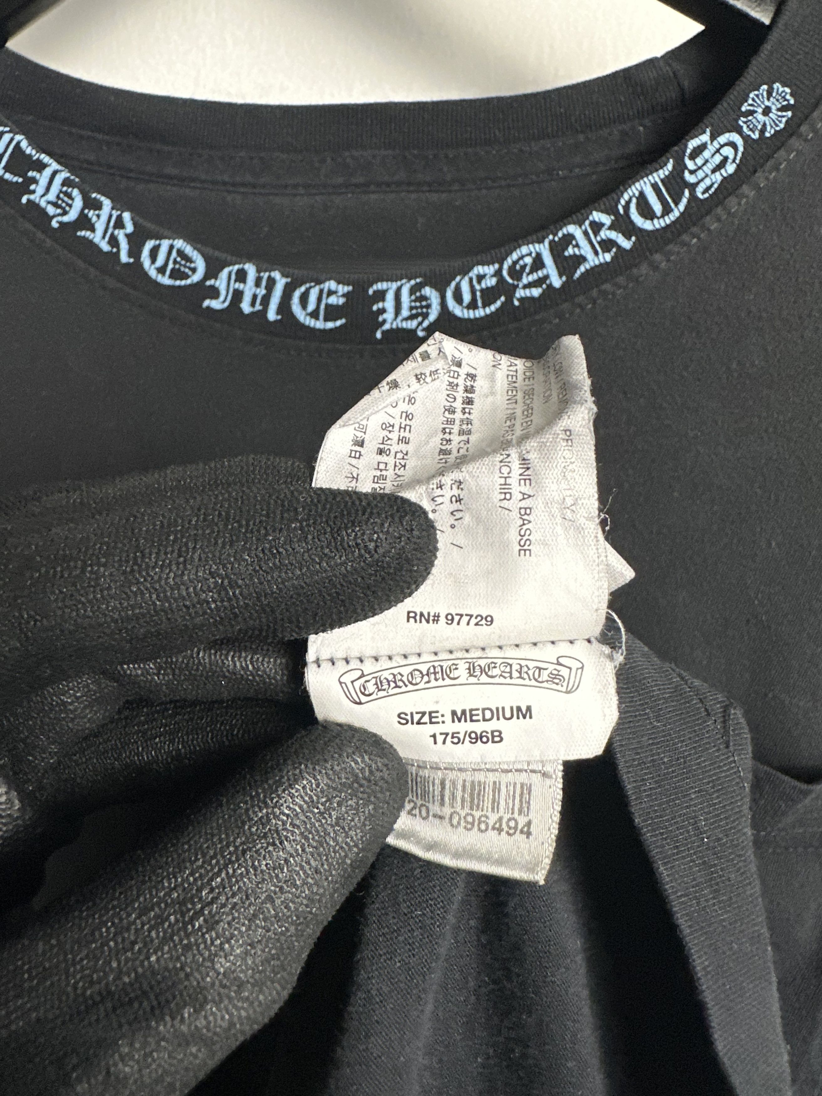 Chrome Hearts Chrome Hearts Blue Script Long Sleeve Size US M / EU 48-50 / 2 - 8 Thumbnail