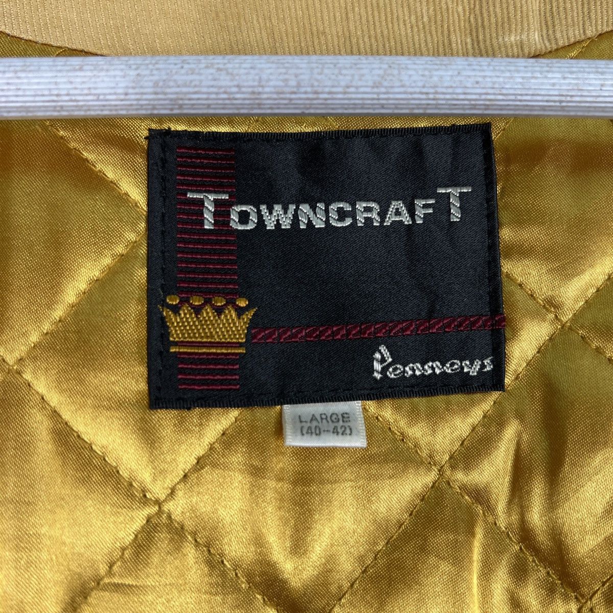 JCPenney 🔥 VINTAGE SUN FADED TOWNCRAFT BY PENNYS CORDUROY JACKET Size US L / EU 52-54 / 3 - 15 Thumbnail