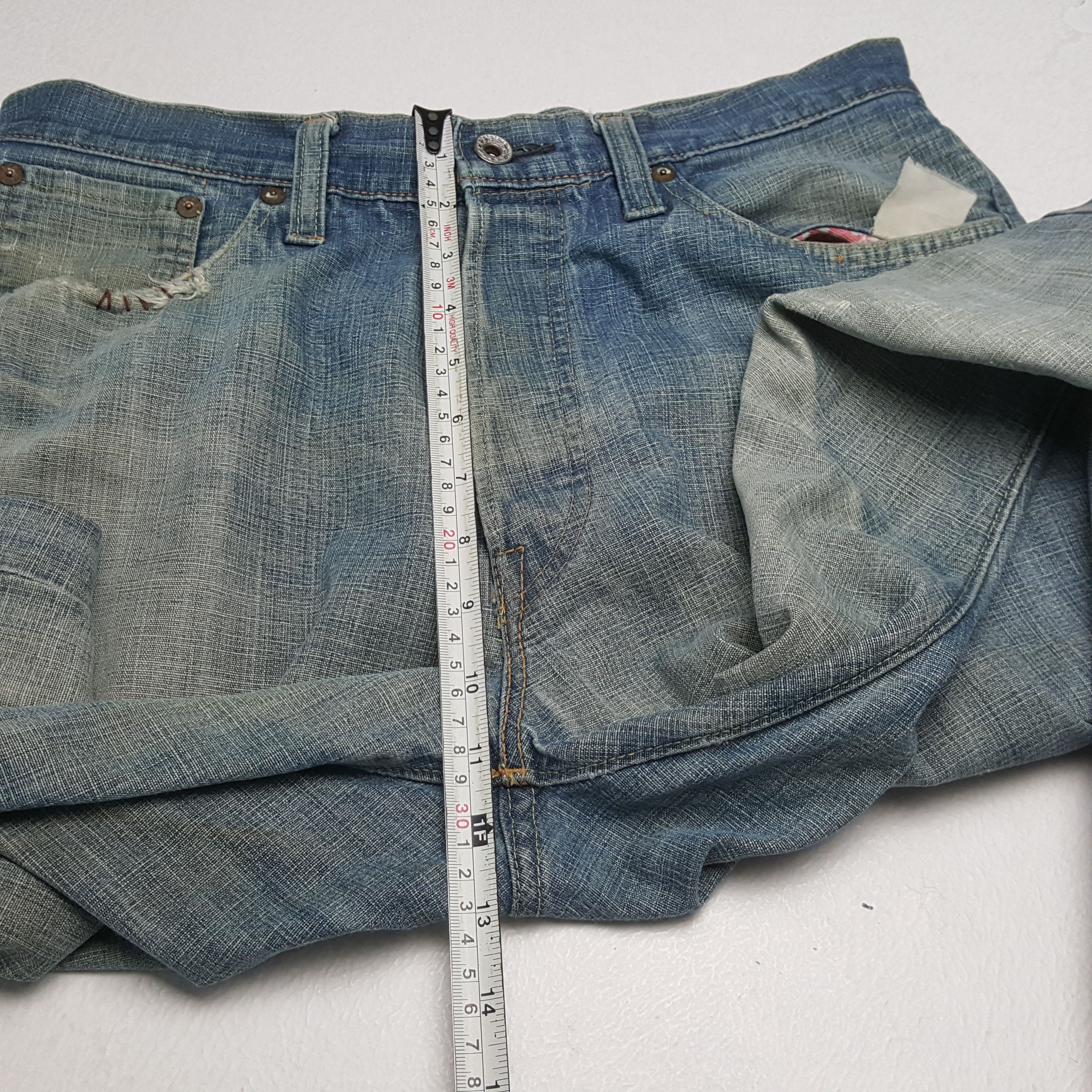 Japanese Brand × Sugar Cane × Vintage SUGAR CANE Japanese Brand Streetwear Distressed Jeans Size US 31 - 8 Thumbnail