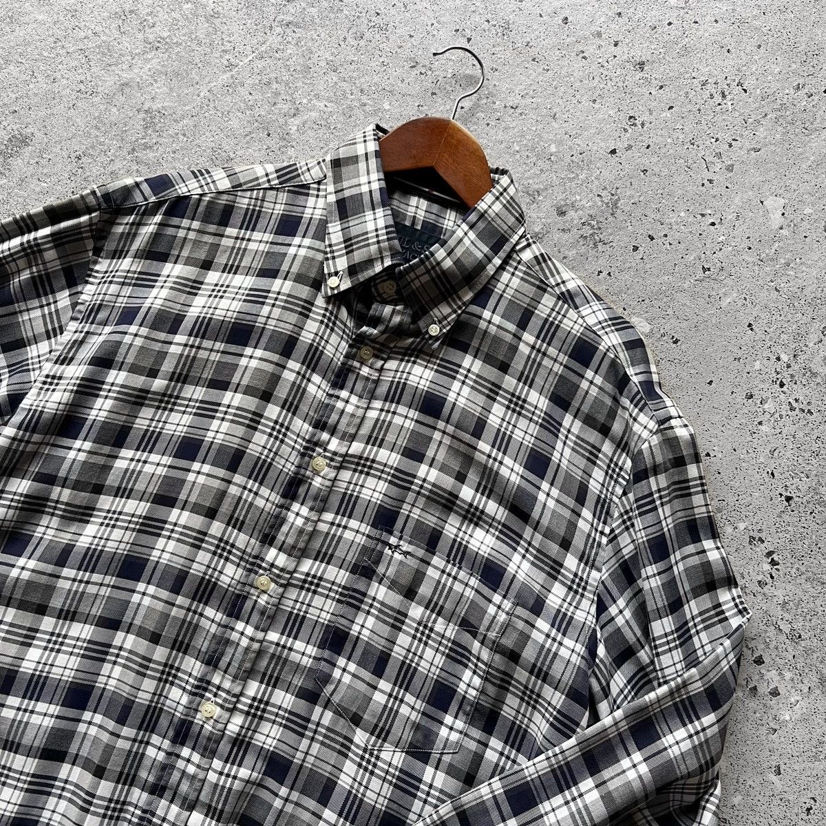 Designer × Paul & Shark Paul&Shark Yachting Mens Plaid Long Sleeve Button Shirt Size US XL / EU 56 / 4 - 5 Thumbnail