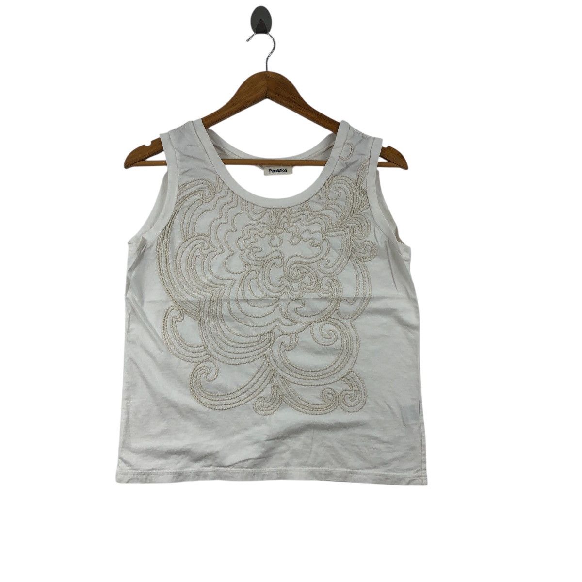 Issey Miyake ISSEY MIYAKE Plantation Tank Top Embroidered Art Size M / US 6-8 / IT 42-44 - 1 Thumbnail