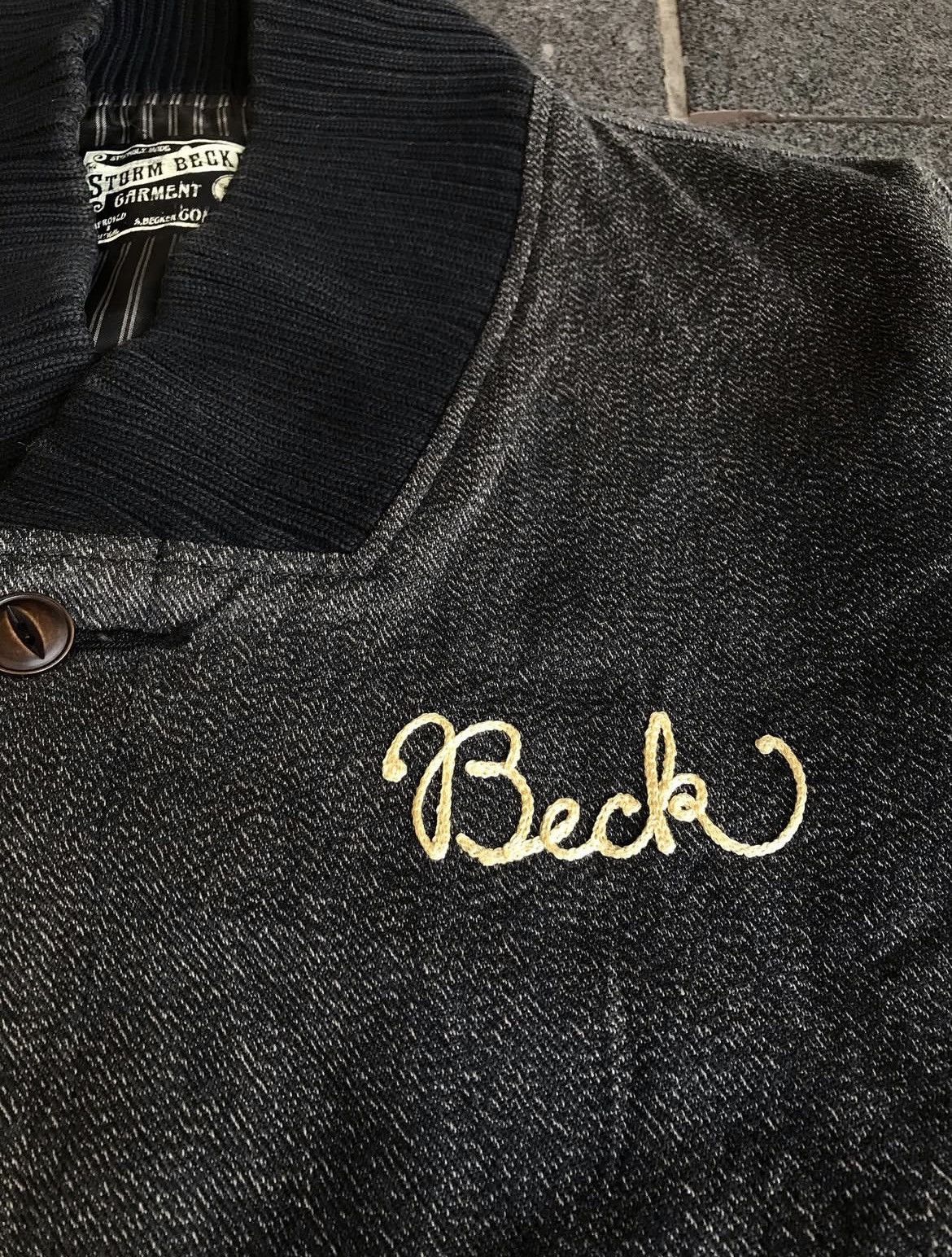 Japanese Brand 2000's Strom Becker Embroidery Patchwork Shawl Collar Size US M / EU 48-50 / 2 - 2 Thumbnail