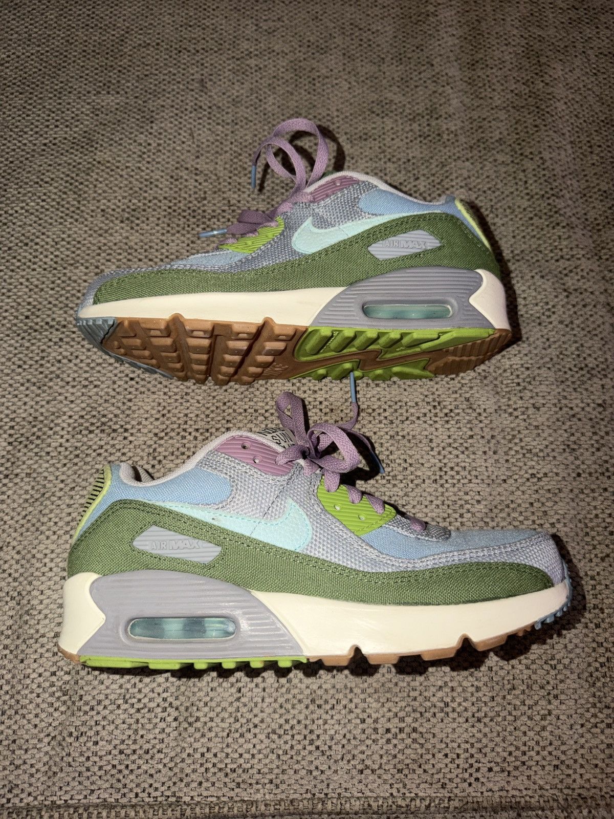 Nike Nike Air Max 90 SE ‘Sun Club Worn Blue Treeline’ Size US 5.5 / IT 35.5 - 8 Thumbnail