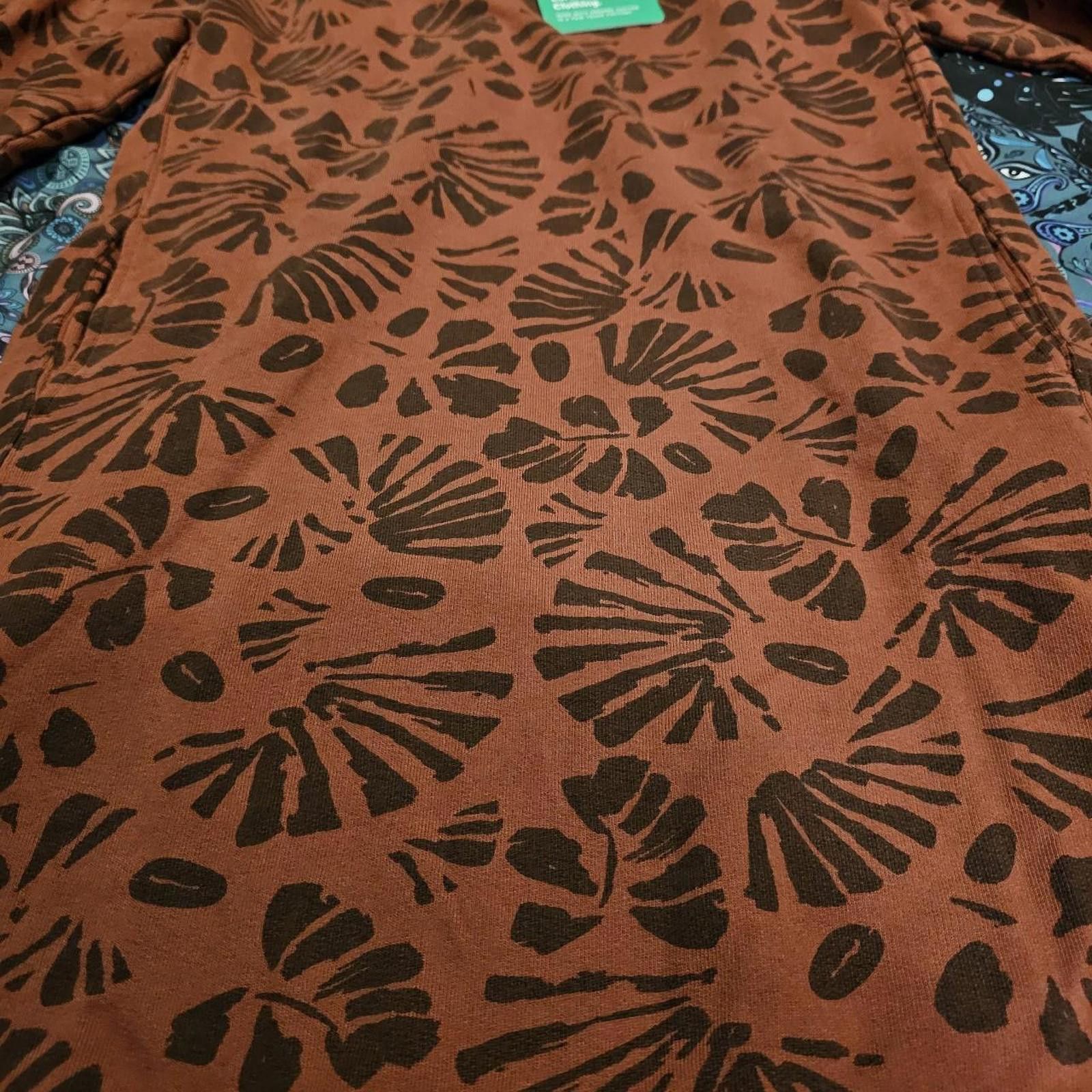 Designer Organic Cotton Pact's Eco-Friendly Sweatshirt Dress NWT Size XS / US 0-2 / IT 36-38 - 3 Thumbnail