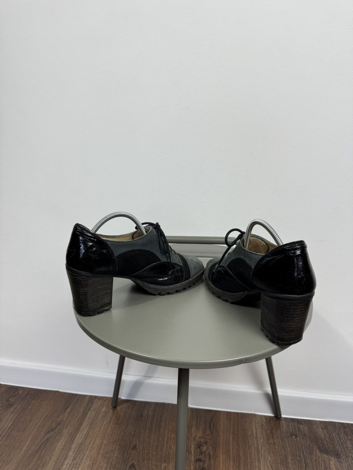 Fly London Fly London Suede Leather Block Heel Oxford Shoes Women EU 38 Size US 7 / IT 37 - 7 Thumbnail