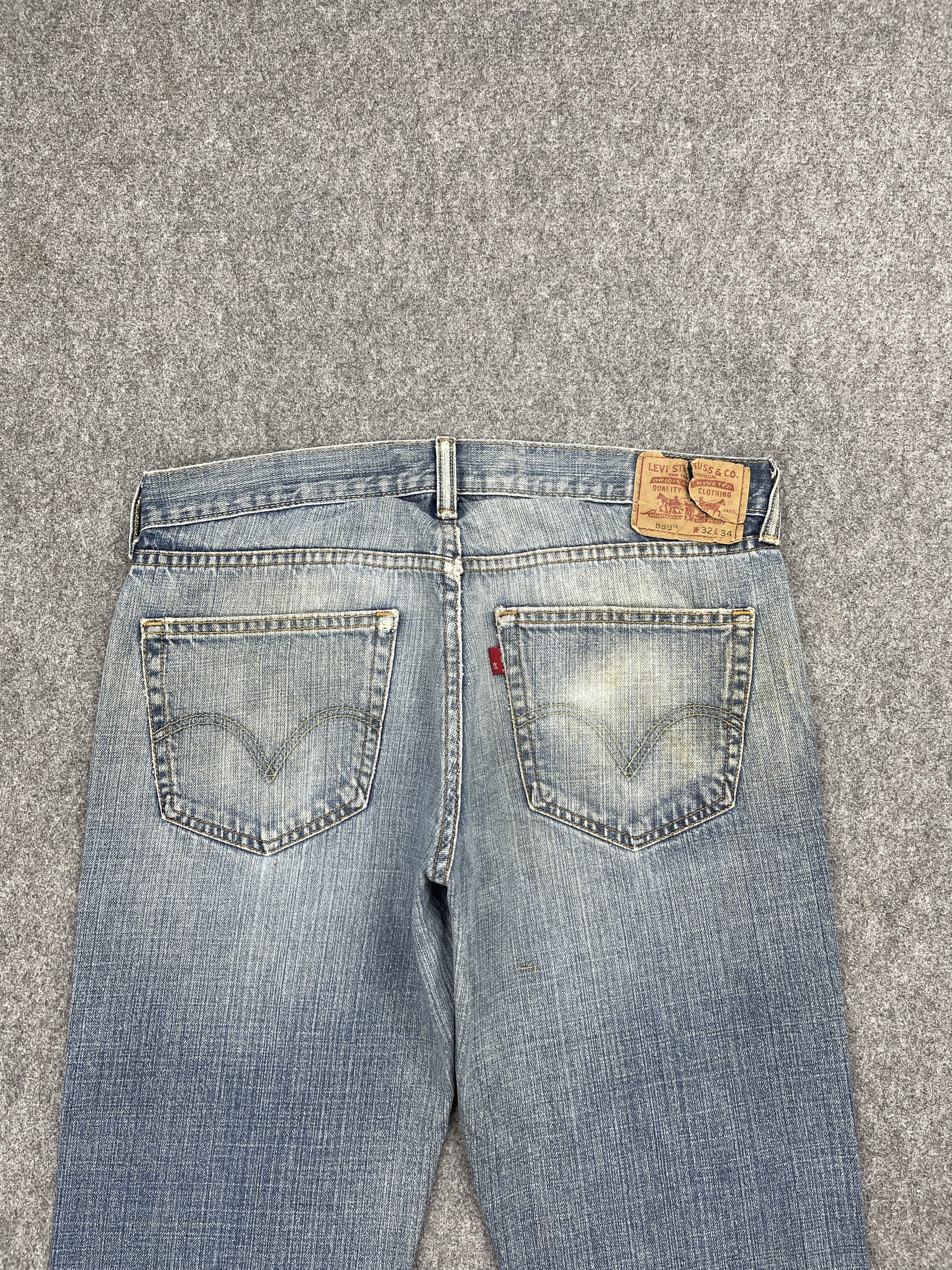 Levi's Distressed Vintage Levis 559 Loose Straight Denim DP2503 Size US 34 / EU 50 - 4 Thumbnail