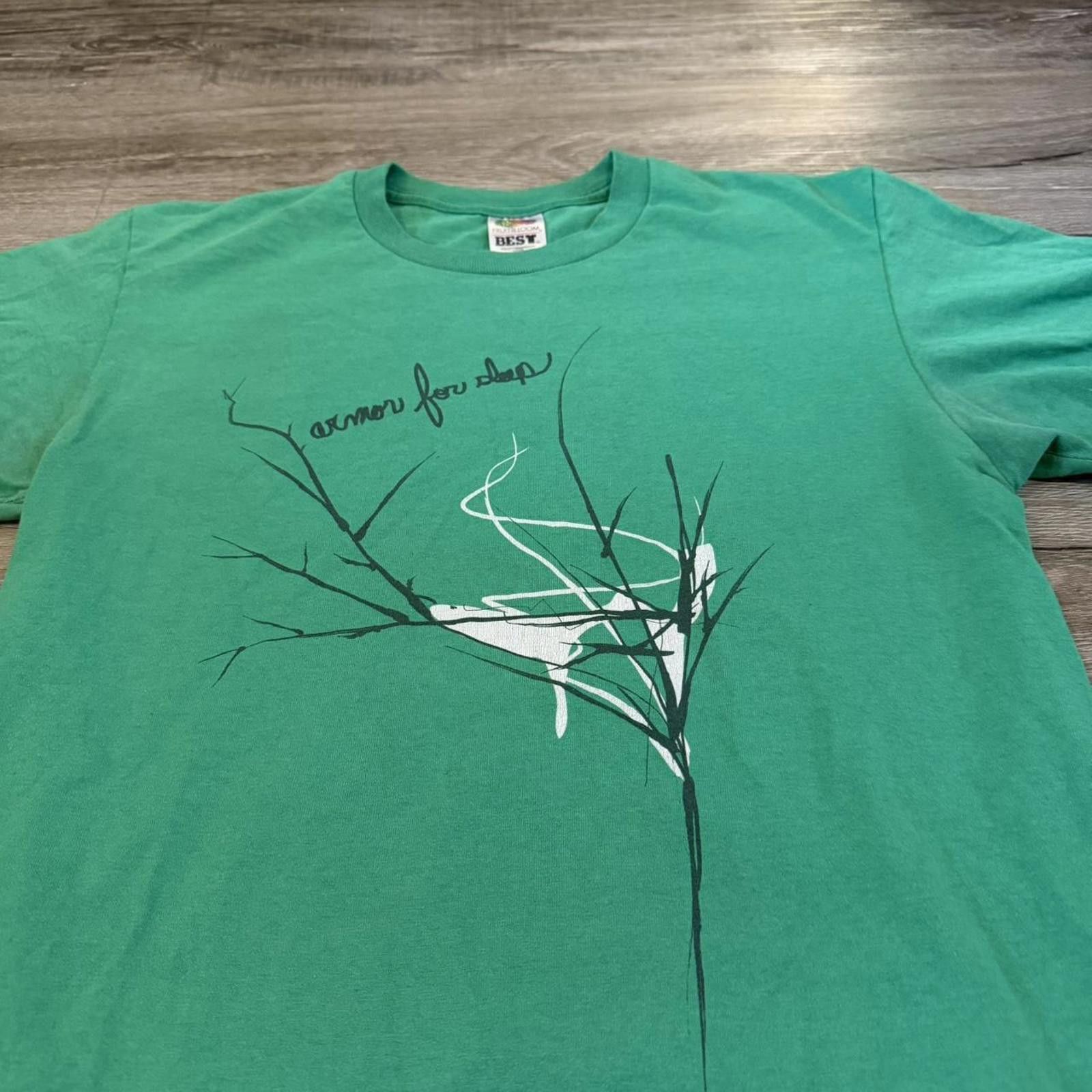 Fruit Of The Loom vintage armor for sleep t shirt 00s M emo screamo Size US M / EU 48-50 / 2 - 2 Thumbnail