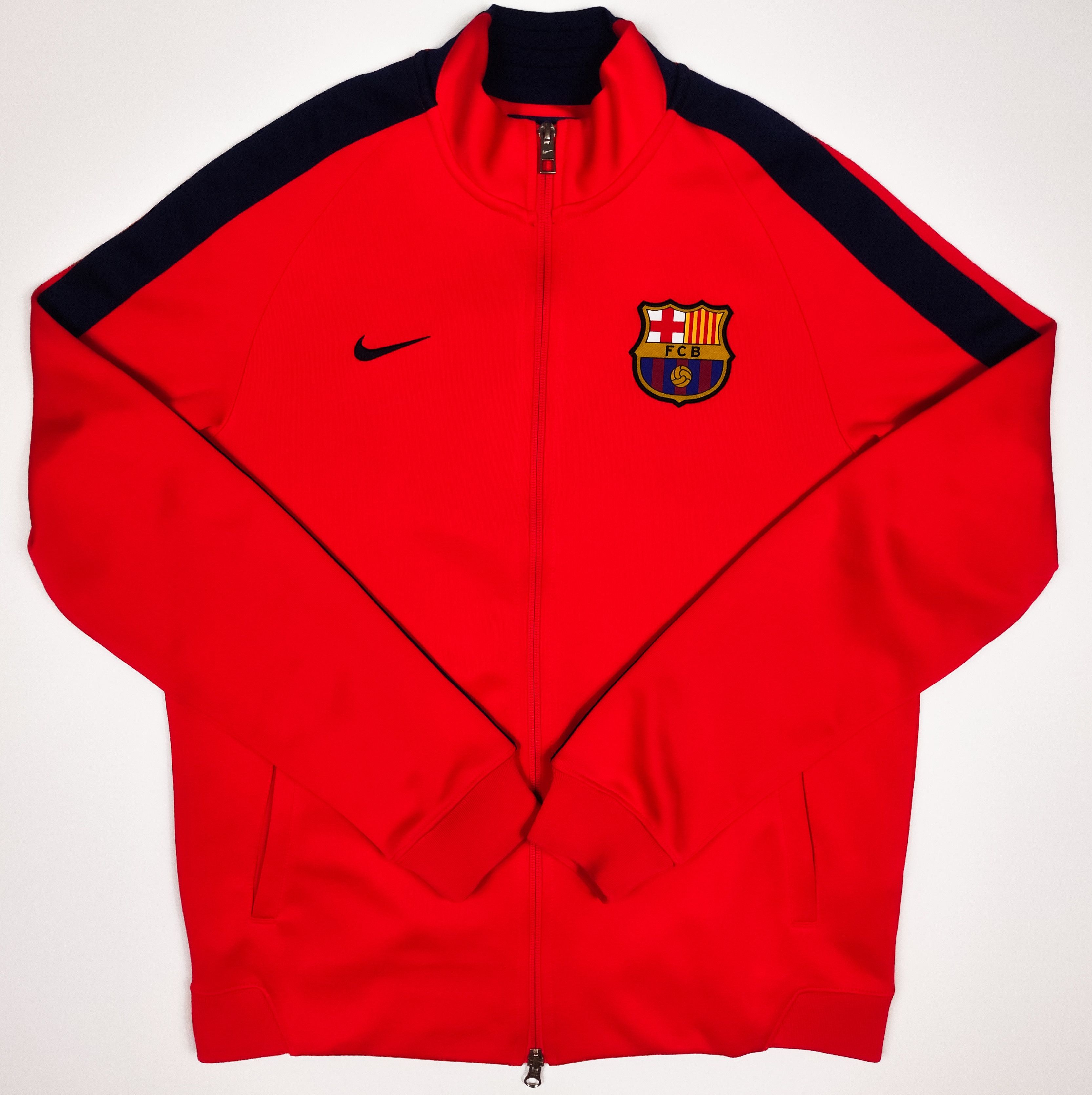 Nike FC Barcelona 2013 2014 Nike Track Jacket Tracking Tracksuit Size US M / EU 48-50 / 2 - 1 Thumbnail