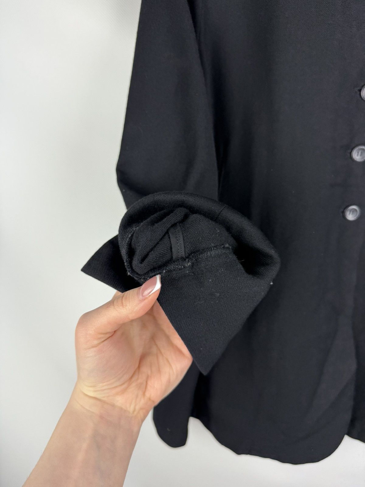 hannes roether Hannes Roether Ladies Avant-garde Wool Blazer Jacket Size M Size M / US 6-8 / IT 42-44 - 12 Thumbnail