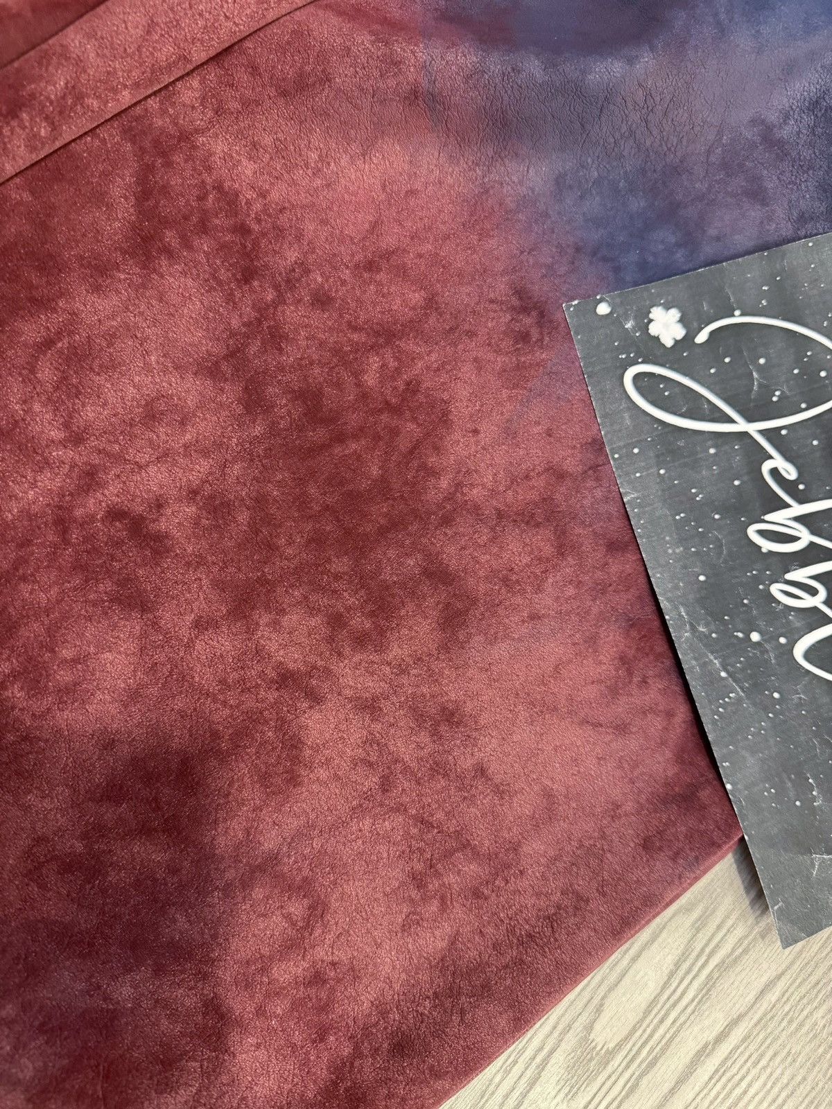 Japanese Brand × Vintage Avant garde reverse front washed pu leather gradient pants Size US 32 / EU 48 - 7 Thumbnail