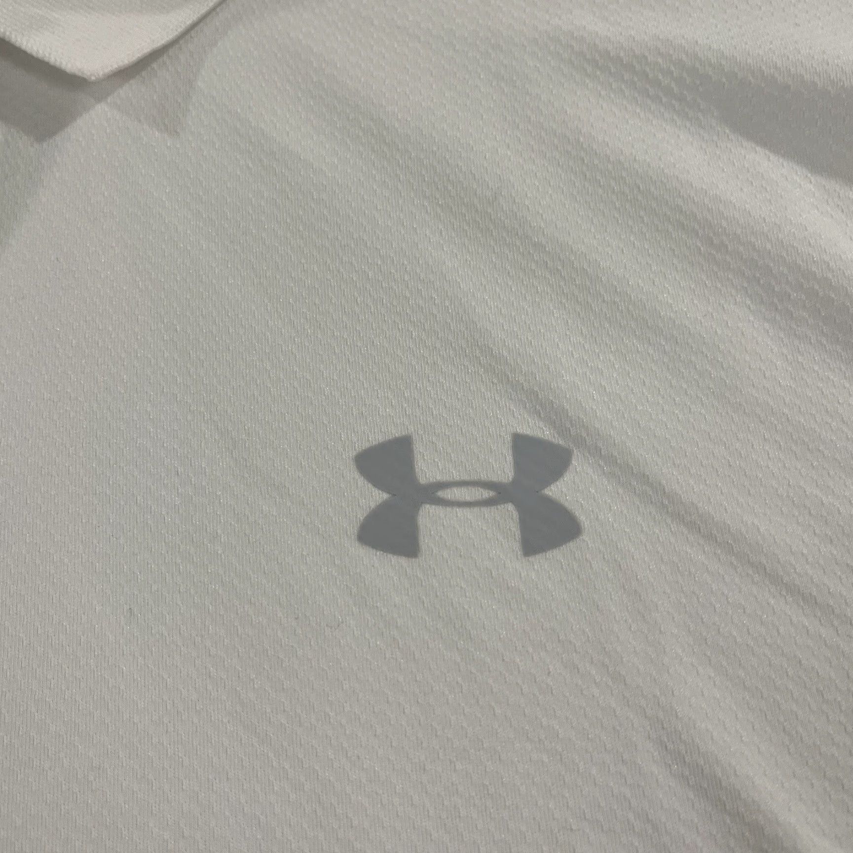 Under Armour Under Armour Polo Shirt Mens 2XL White Stretch Sport S/S NEW Size US XXL / EU 58 / 5 - 7 Thumbnail