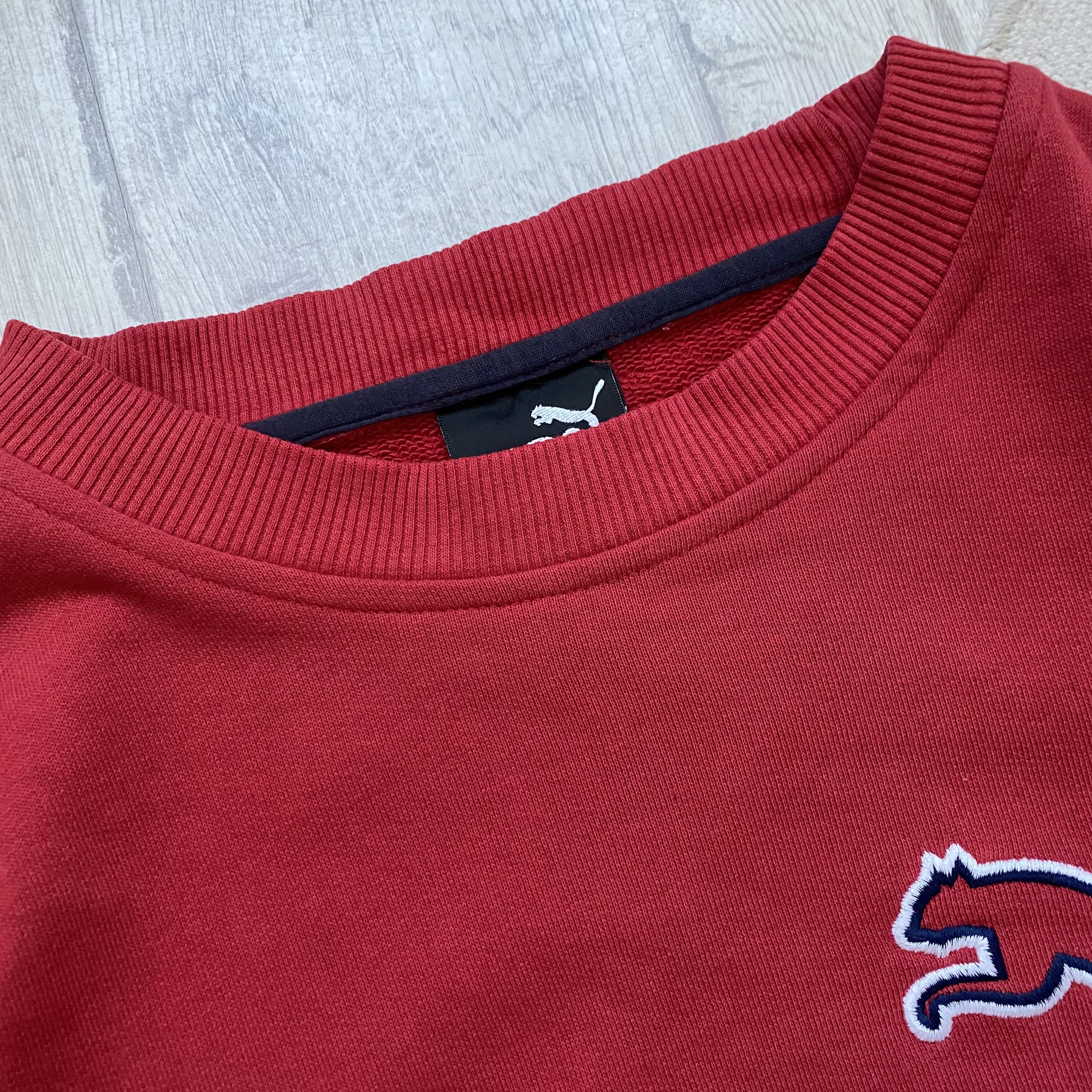 Puma 🔥 Rare Vintage 80s Puma King Boxy sweatshirt Cropped Size US L / EU 52-54 / 3 - 7 Thumbnail