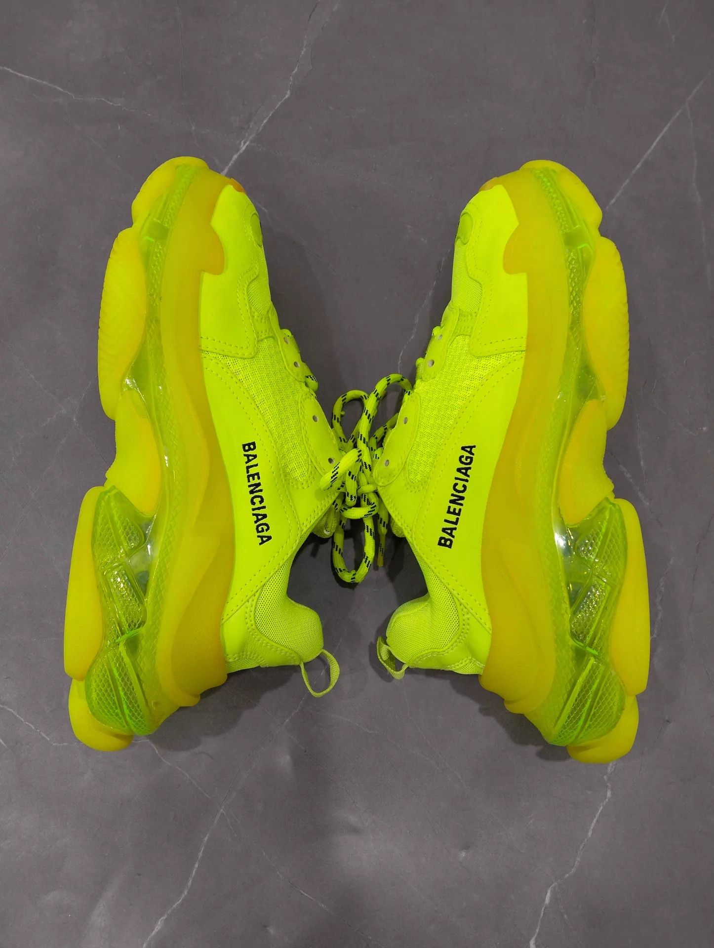 Balenciaga Balenciaga Triple S Green Dad Sneakers 40 Size US 10 / IT 40 - 3 Thumbnail
