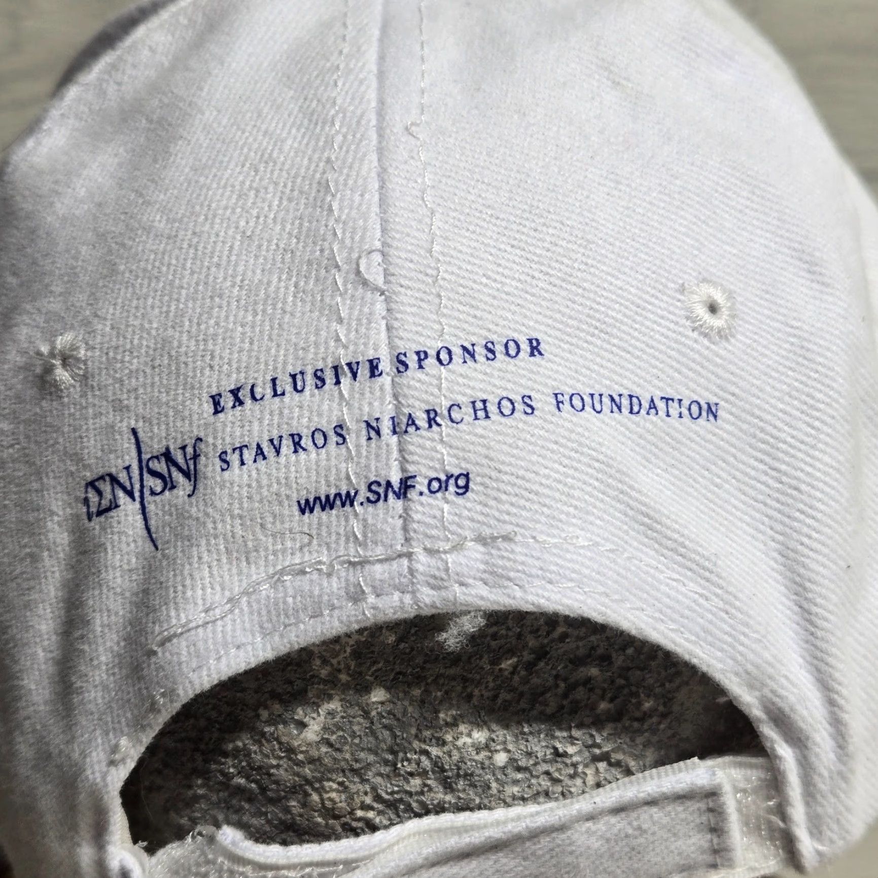 Vintage Grassroots Spartathlon Running Hat Cap Adult One Size White Adjustable Baseball Cap Mens Hat Size ONE SIZE - 3 Thumbnail