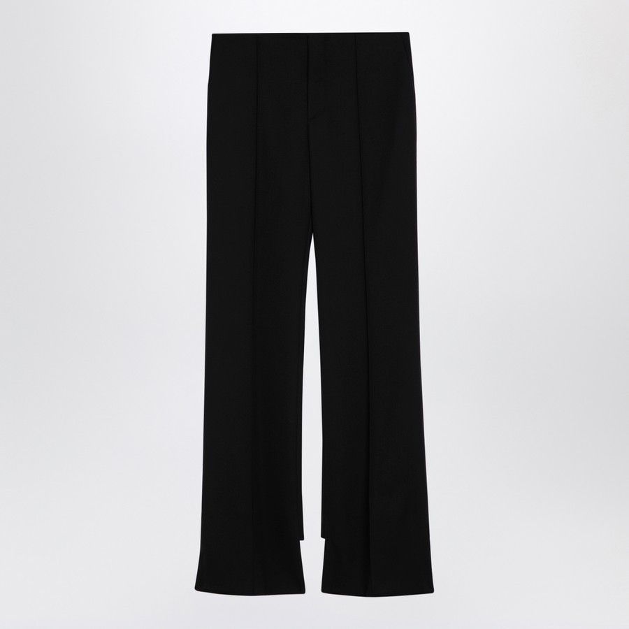 Chloe o1d2blof0824 Wool Trousers in Black Size 27" / US 4 / IT 40 - 1 Thumbnail