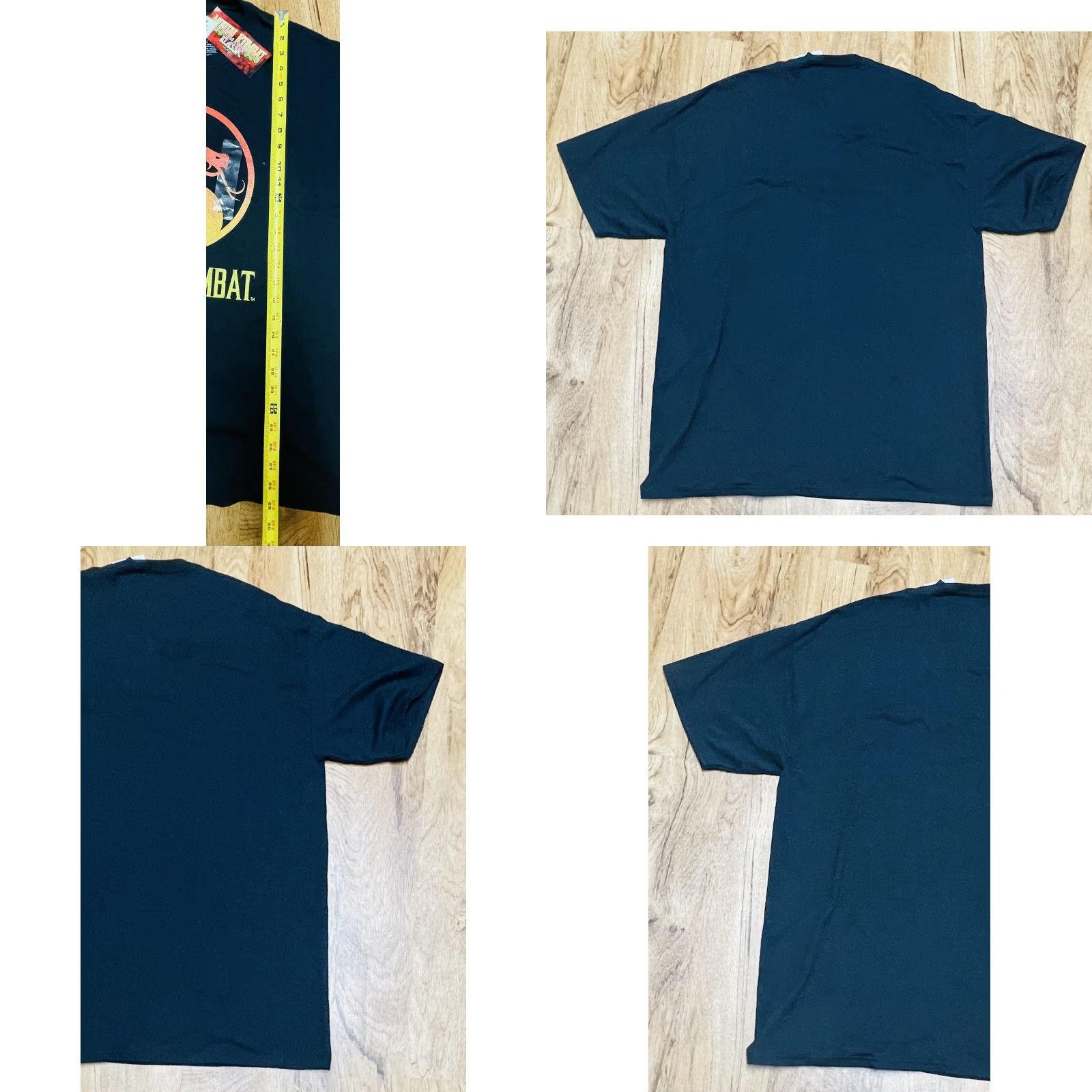 Vintage SZ Men Mortal Komat Klassic T-Shirt Tee Black Sz Large NWT Logo Graphic Print Regular Fit Adult MENS Shirt Size US L / EU 52-54 / 3 - 8 Thumbnail
