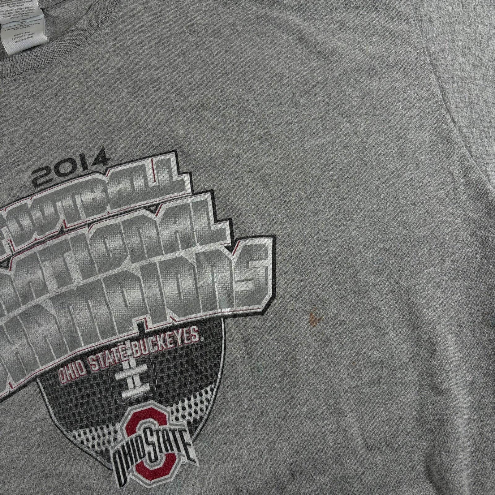 Hanes Y2K Ohio state football t shirt Size US XL / EU 56 / 4 - 5 Thumbnail