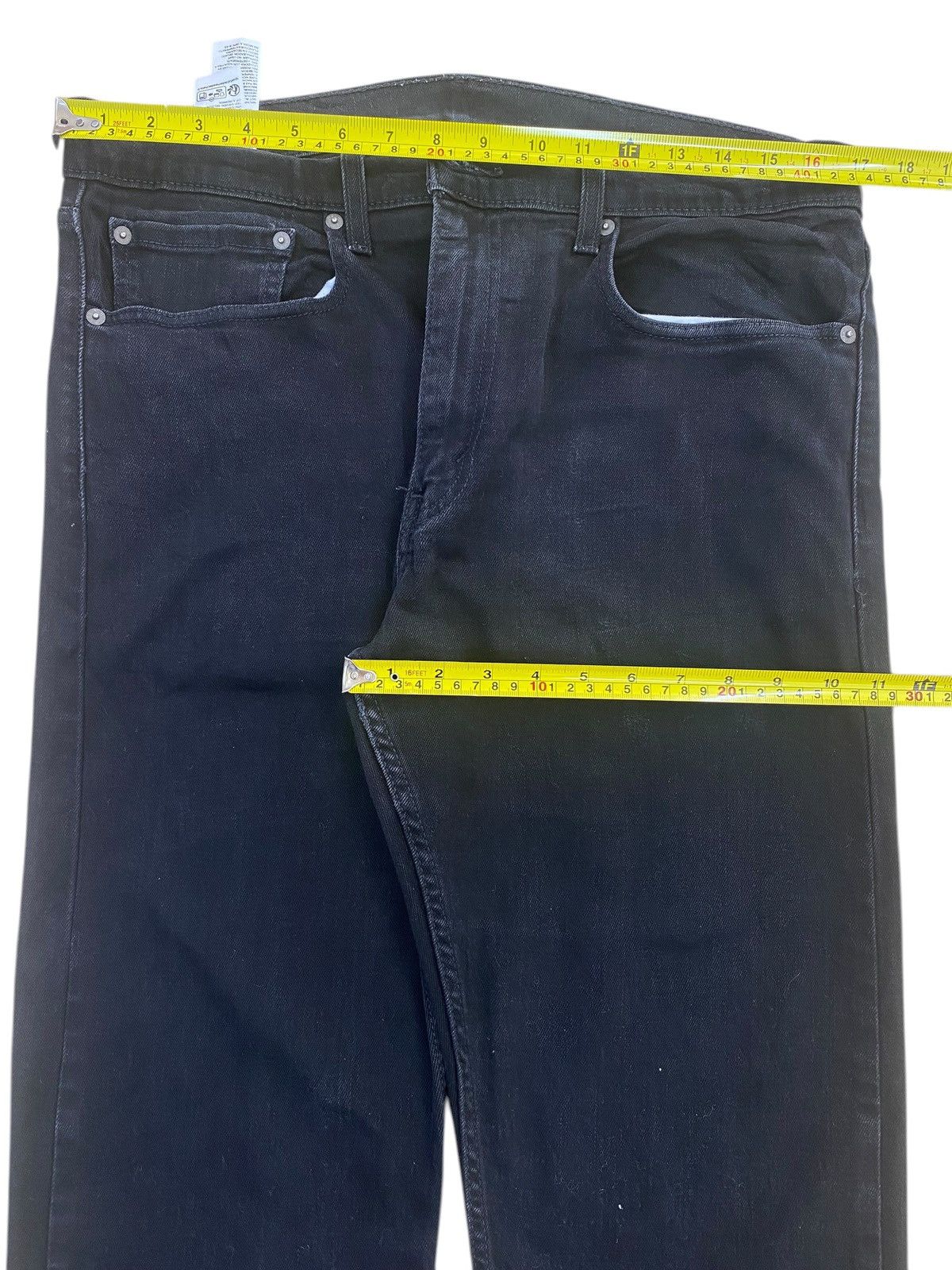 Levi's Vintage Levi’s Black Wash Style Straight Cut Jeans Size US 34 / EU 50 - 5 Thumbnail