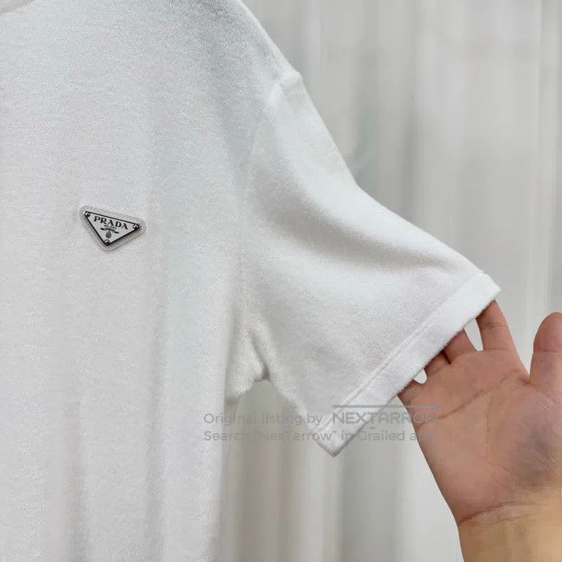 Prada Prada Towel triangle label short sleeves Size US L / EU 52-54 / 3 - 4 Thumbnail