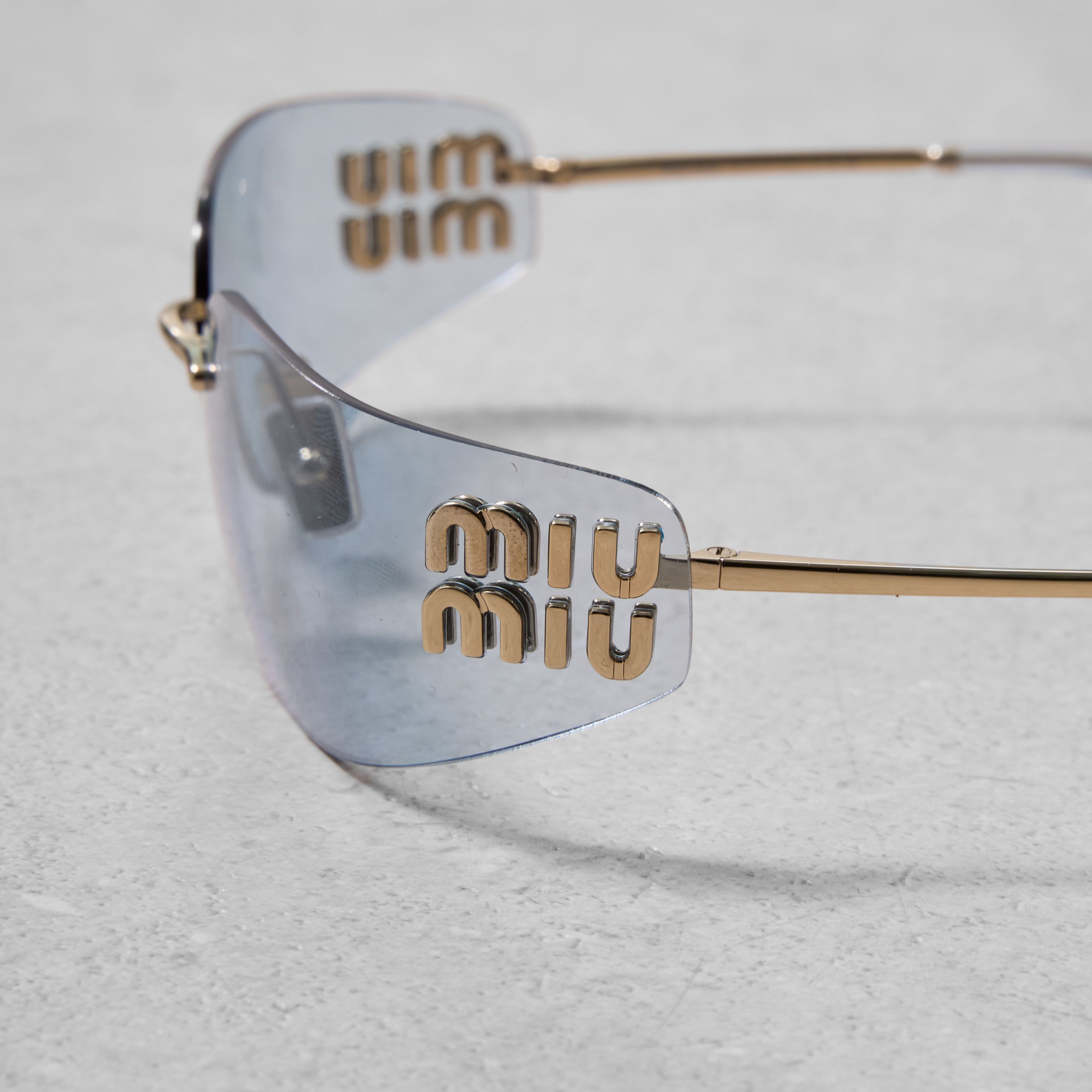 Miu Miu MIU MIU MU A51S ZVN10P Sunglasses Size ONE SIZE - 7 Thumbnail