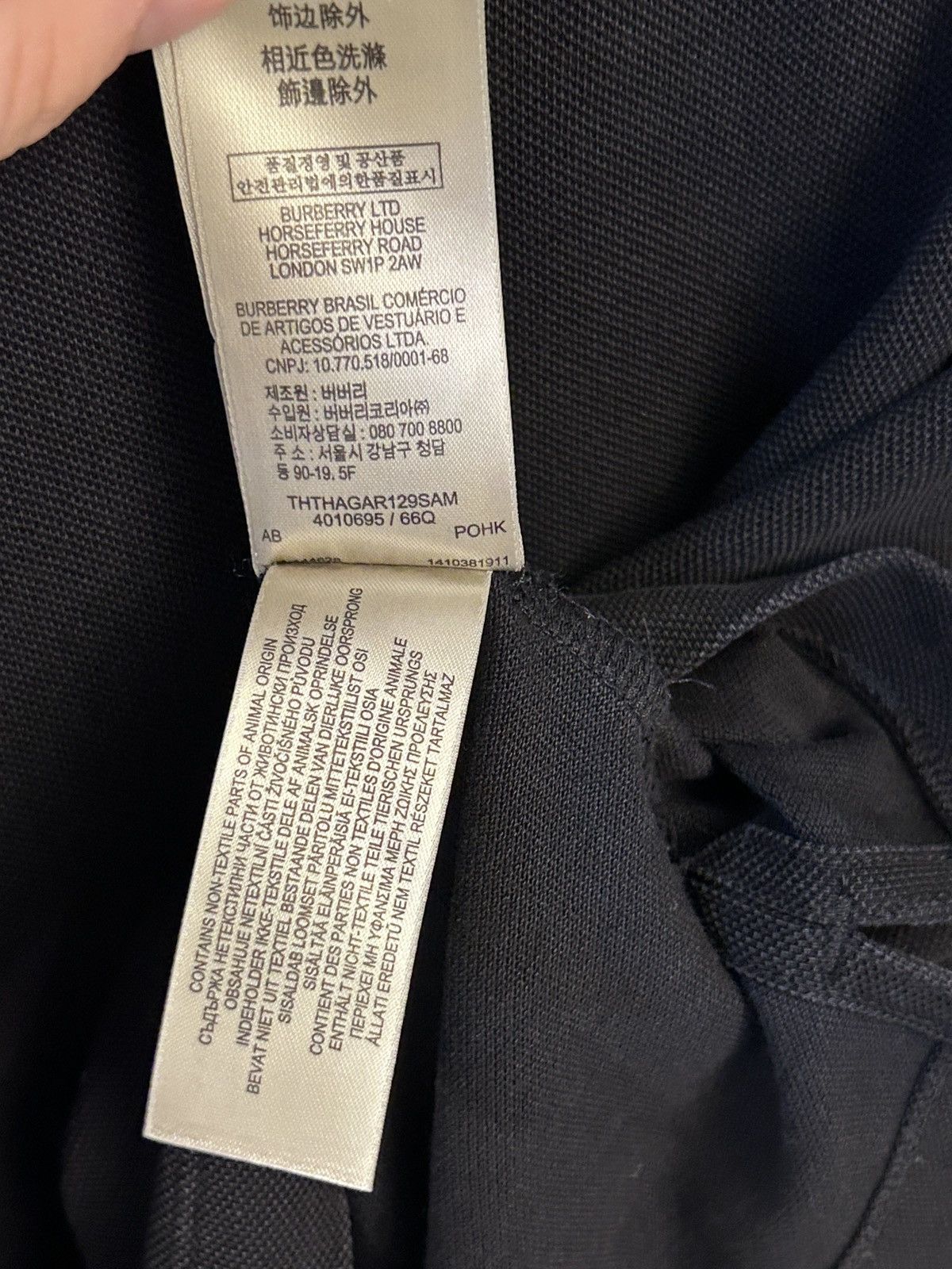 Burberry Burberry cotton piqué polo shirt Nova Check collar large Size US L / EU 52-54 / 3 - 8 Thumbnail