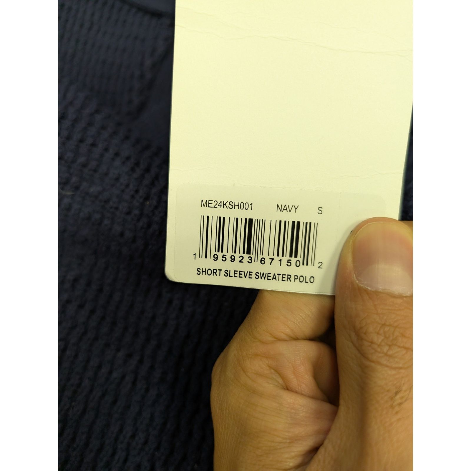 Frame o1rshd1 CC20 Short Sleeve Sweater Polo Shirt in Navy Size US S / EU 44-46 / 1 - 15 Thumbnail
