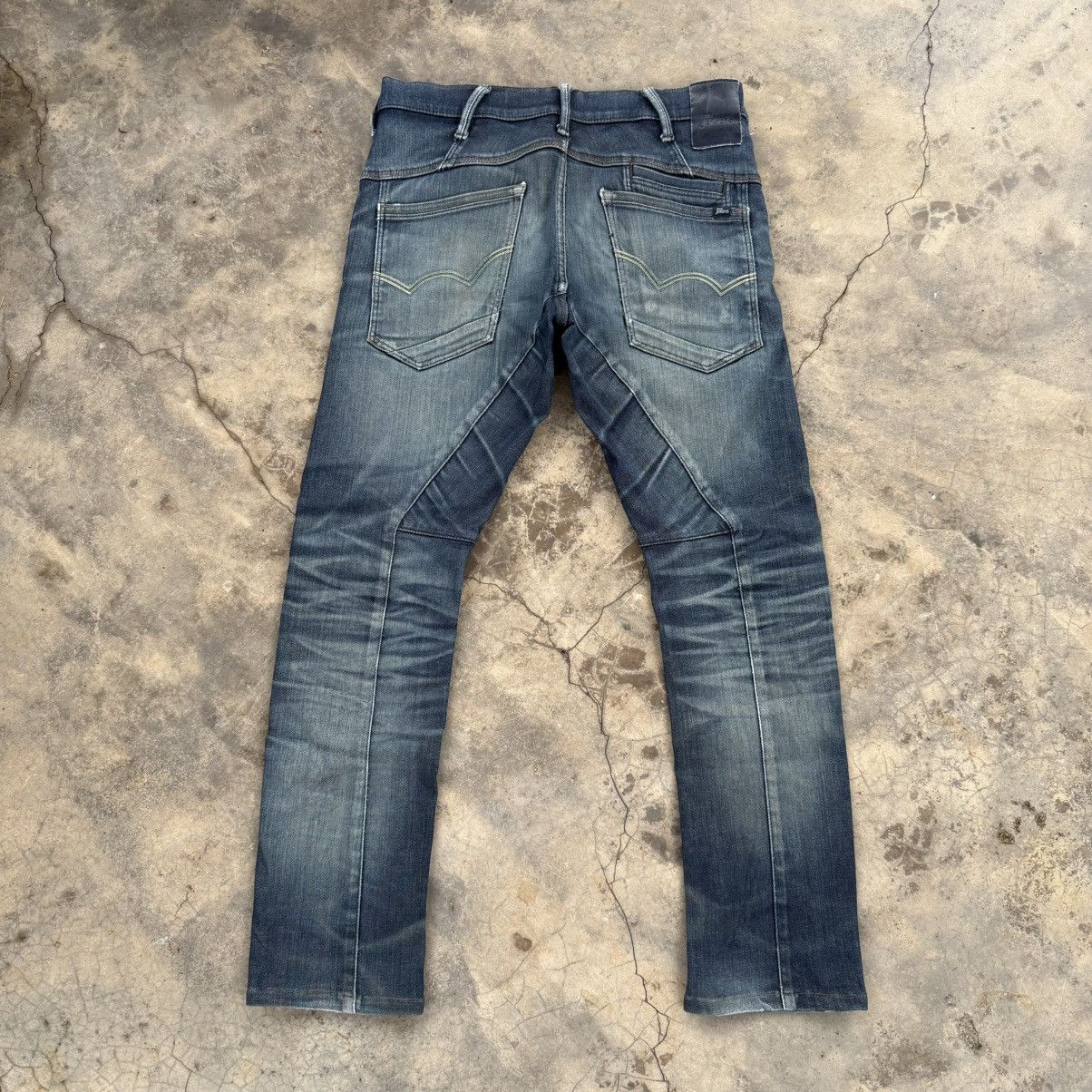 Edwin VINTAGE EDWIN JERSEY FADED RIPPEP JEAN DENIM PANTS Size US 34 / EU 50 - 3 Thumbnail